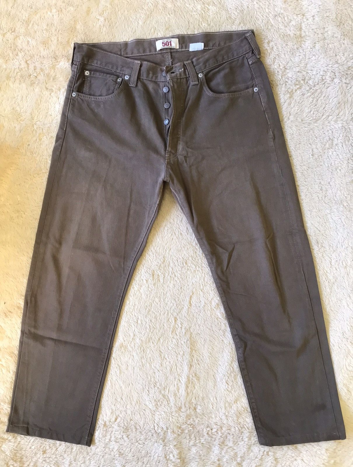 Levi's × Vintage Vintage 80s Levi’s Brown Denim Jeans Size US 32 / EU 48 - 1 Thumbnail