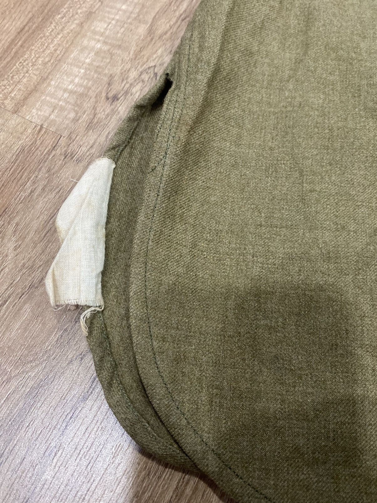 Vintage WWII US ARMY M1937 M37 EM NCO WOOL COMBAT FIELD SHIRT LARGE Size US L / EU 52-54 / 3 - 14 Thumbnail