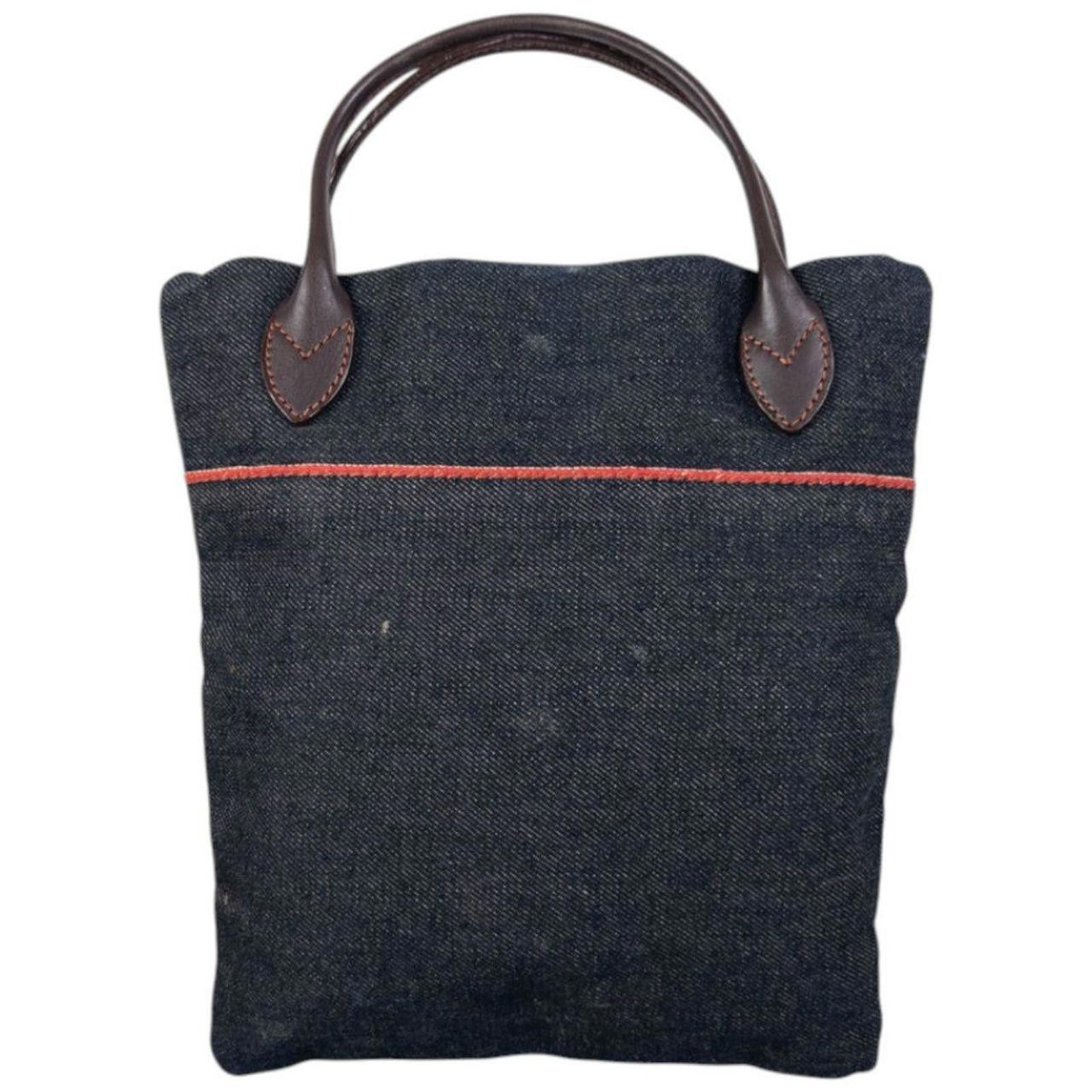 Evisu Vintage Evisu Gull Japanese Denim Handbag Size ONE SIZE - 3 Thumbnail