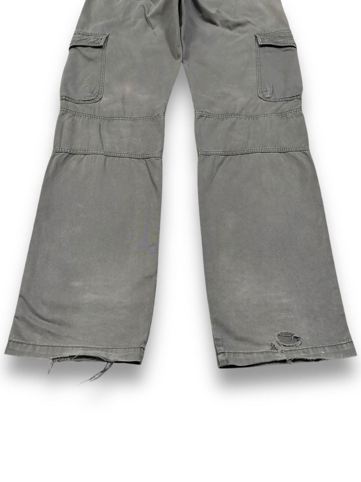 Emporio Armani Vintage Emporio Armani Thrashed Loose Utility Cargo Pants Size US 36 / EU 52 - 16 Thumbnail