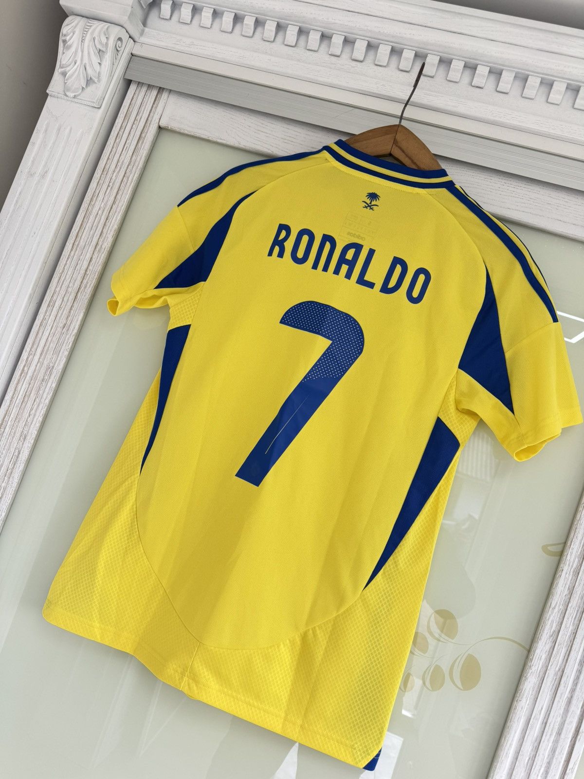 Adidas Ronaldo #7 Al Nassr 2024-2025 Home Soccer Jersey Kit Shirt Size US S / EU 44-46 / 1 - 3 Thumbnail