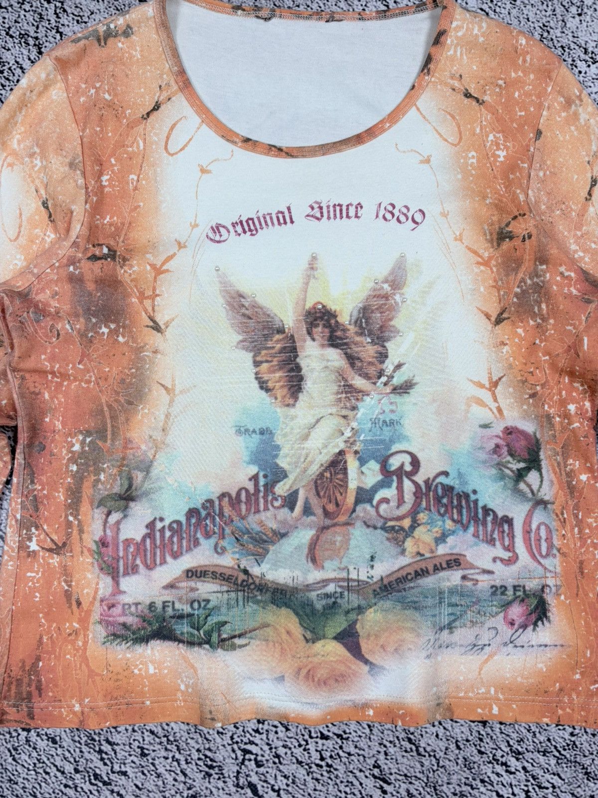 Japanese Brand Vintage Y2K Grunge Angel Lion All Over Print Top Size M Size L / US 10 / IT 46 - 4 Thumbnail
