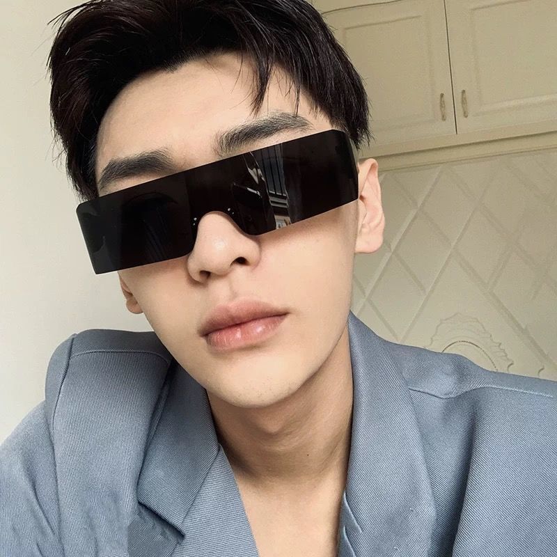 VIBE Retro Street ins style custom avant-garde sunglasses Size ONE SIZE - 5 Thumbnail