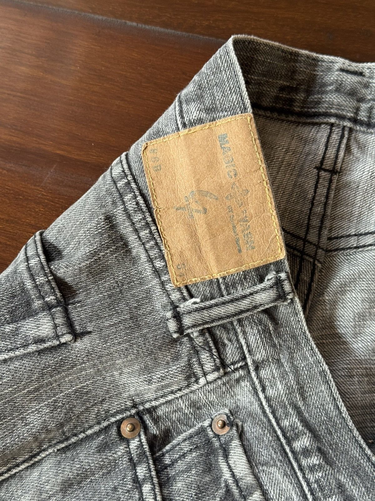 Yohji Yamamoto Vintage Yohji Yamamoto Spotted Horse Magic Wash Denim Jeans Size US 34 / EU 50 - 6 Thumbnail