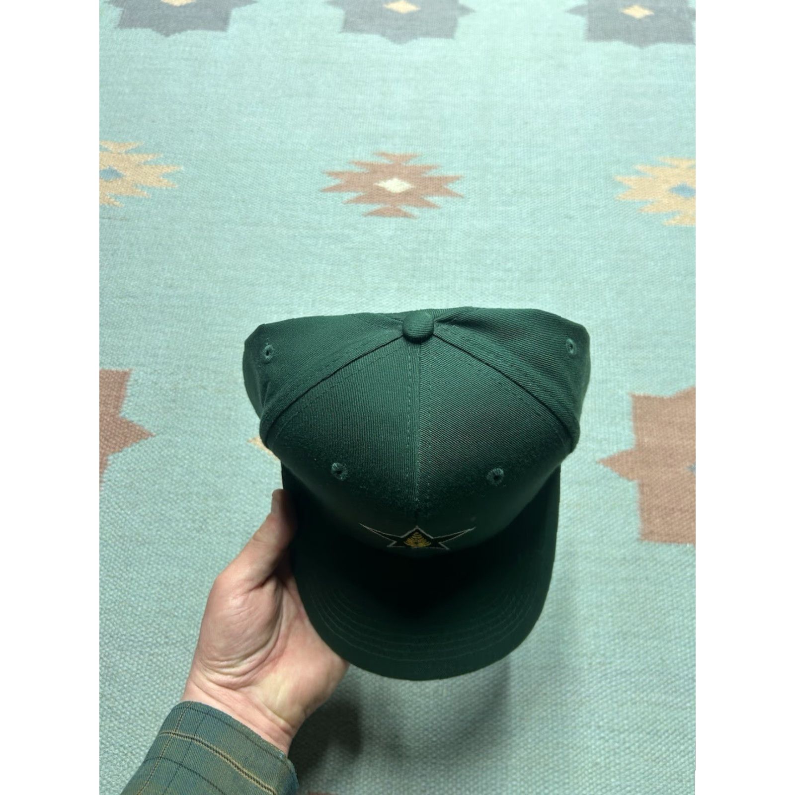 Vintage VINTAGE SnapBack Hat Cap Star Corn Logo Farm Feed Forest Green Adjustable Men Adjustable`` Size ONE SIZE - 3 Thumbnail