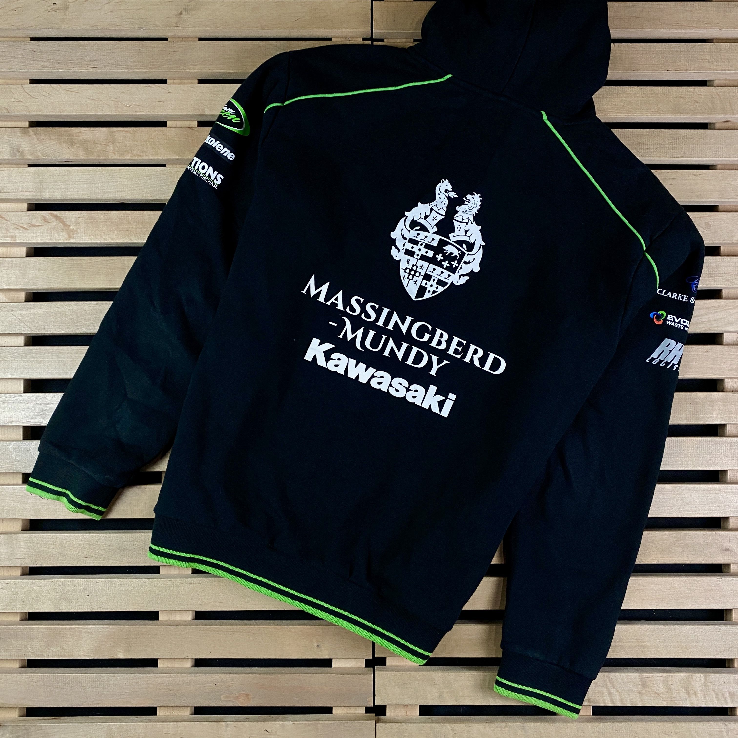 Other Mens Hoodies Full Zip Kawasaki Racing FS-3 Size XL Size US XL / EU 56 / 4 - 2 Thumbnail