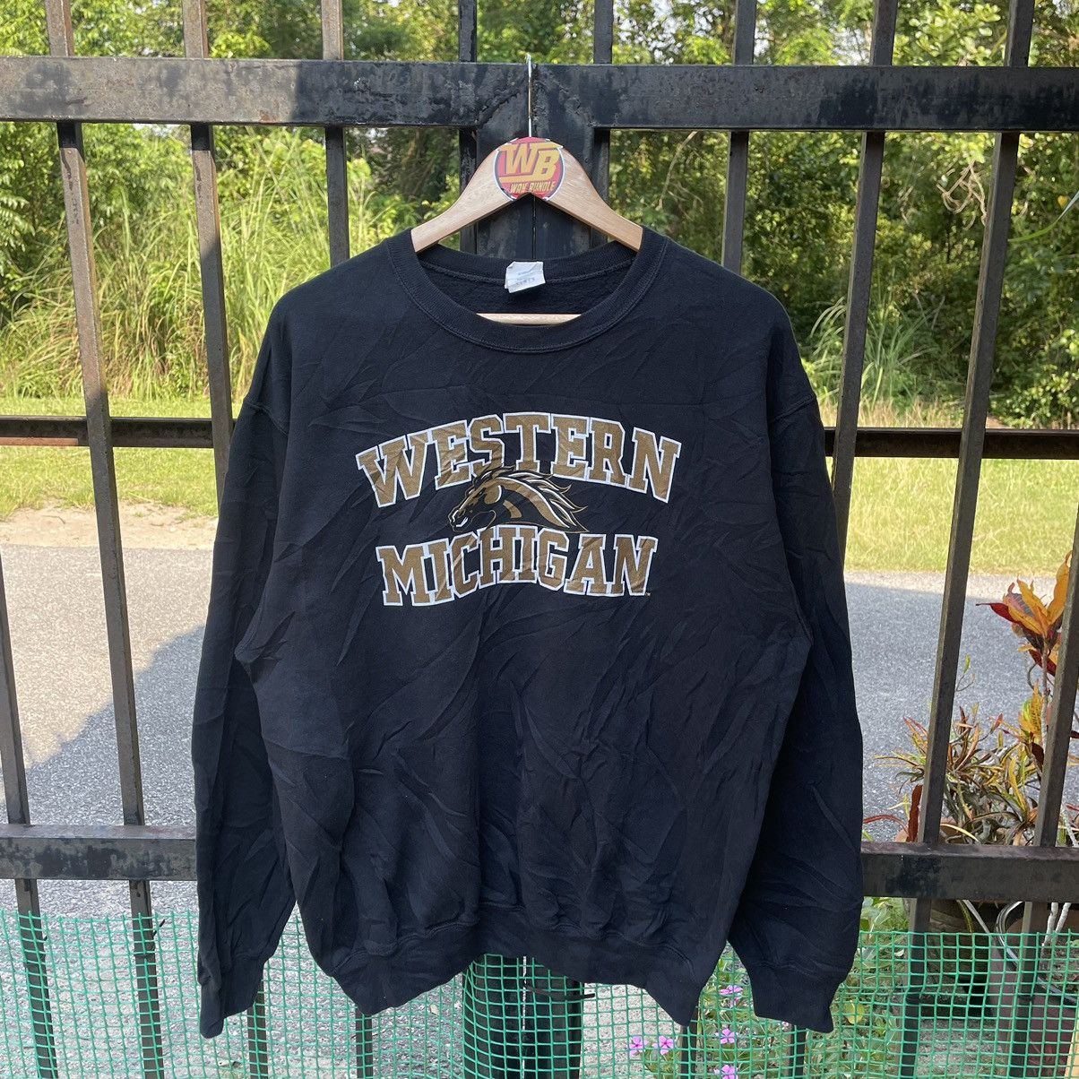🔥Vintage Western Michigan Big Logo Spellout Sweatshirts