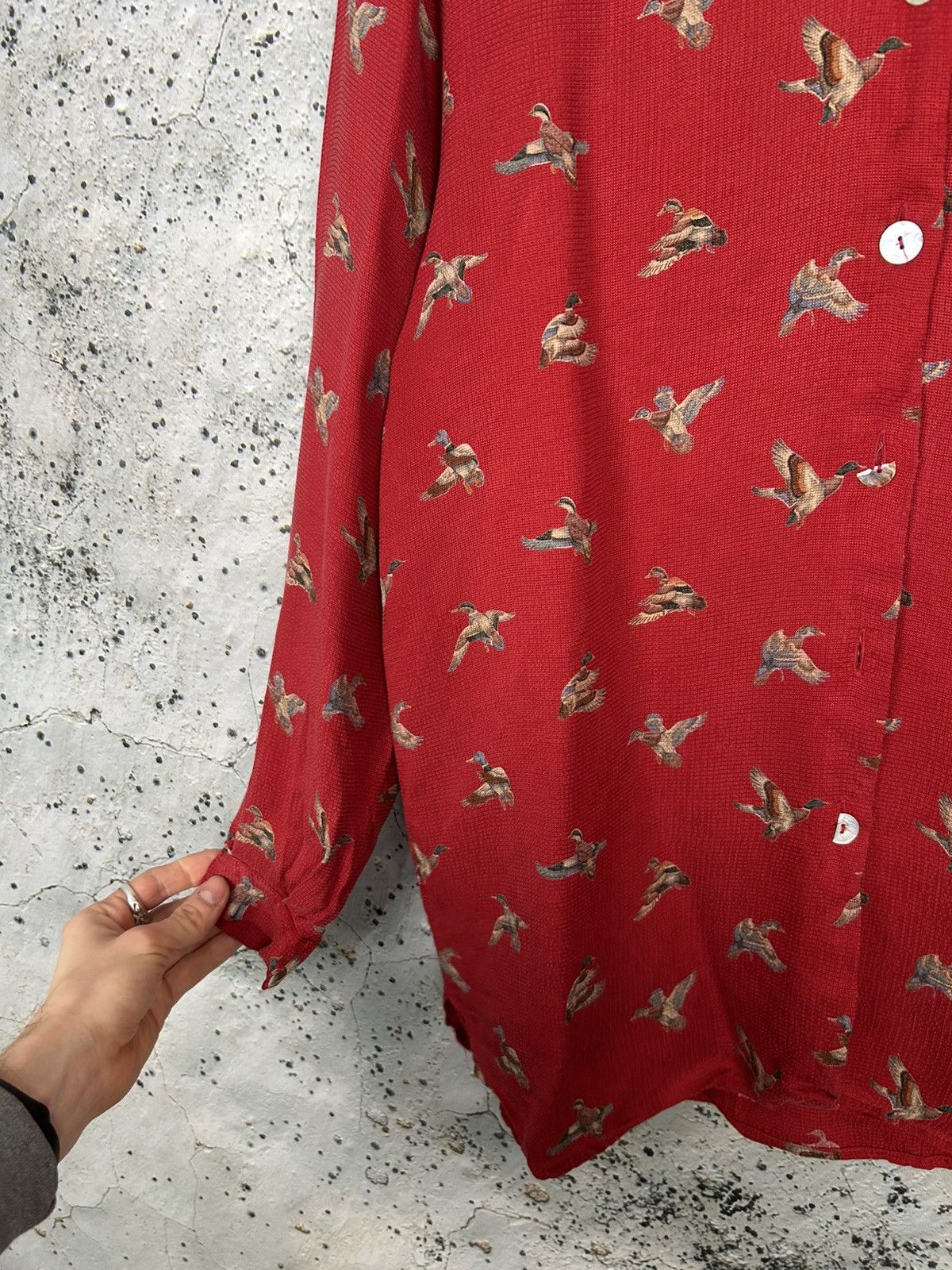 Vintage Vintage Avant Garde Ducks Shirt Alternative Grunge Punk Size US M / EU 48-50 / 2 - 5 Thumbnail