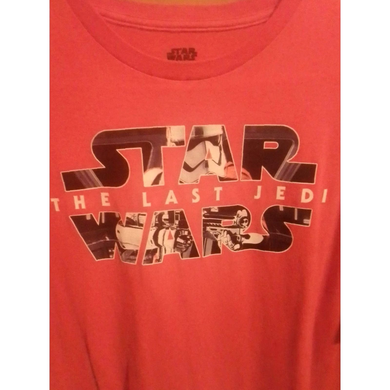 Star Wars STAR WARS THE LAST JEDI T-SHIRT Red 2XL Short Sleeve Cotton Mens Size US XXL / EU 58 / 5 - 3 Thumbnail