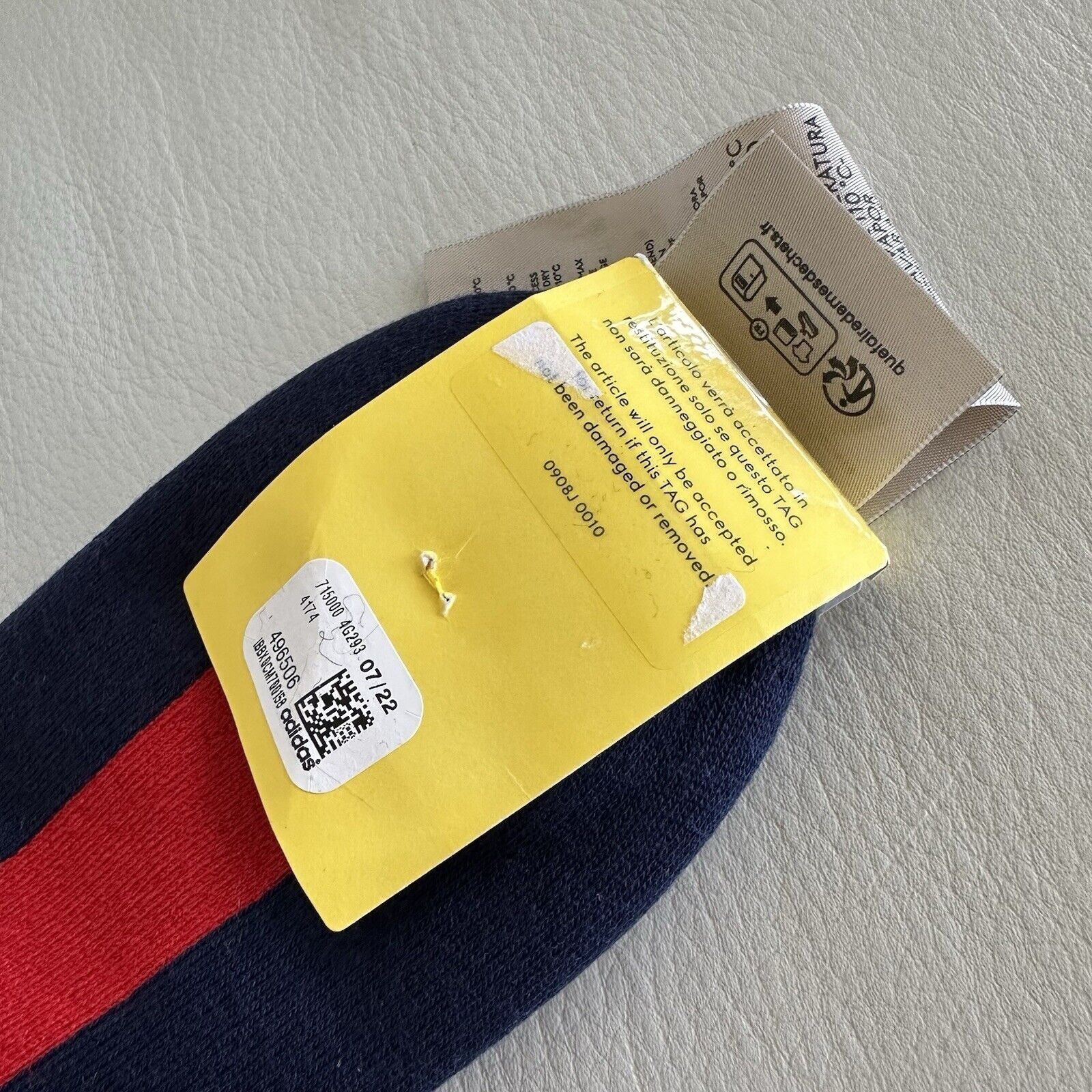 Gucci NEW Gucci ADIDAS Socks BLUE RED SZ M 100% Authentic Size ONE SIZE - 5 Thumbnail