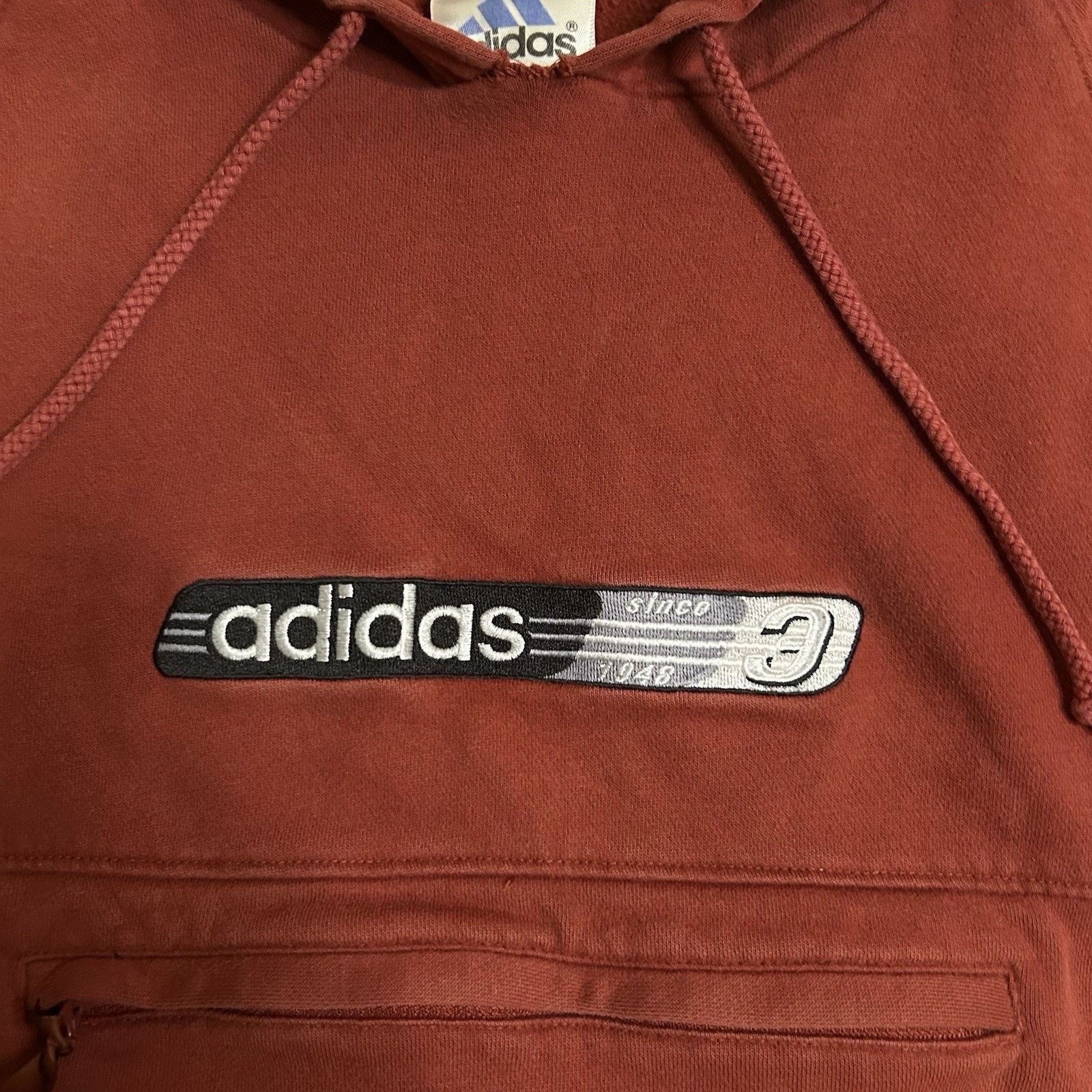 Adidas Vtg Adidas Sweatshirt Mens L Red Crew Neck Sweater 90’s/Y2K Size US L / EU 52-54 / 3 - 3 Thumbnail