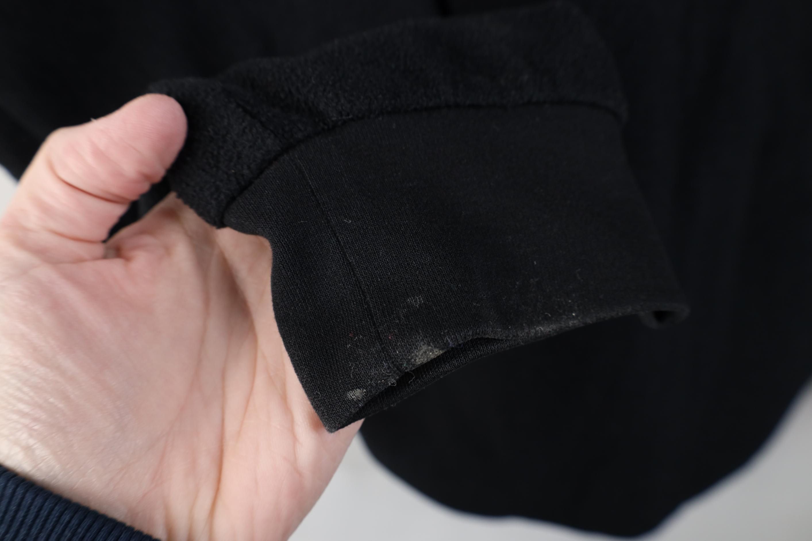 Vintage Vintage 90s Streetwear Fleece Crewneck Sweater Black USA Size US XL / EU 56 / 4 - 5 Thumbnail