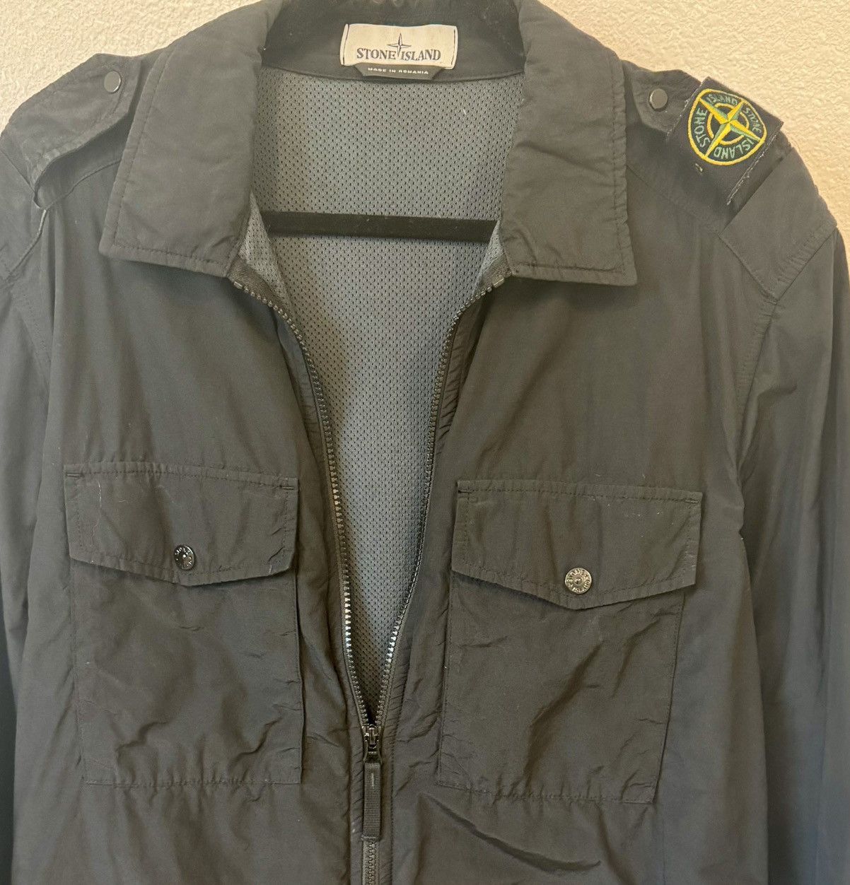 Stone Island Stone Island Black Naslan Light Jacket Size US XL / EU 56 / 4 - 1 Thumbnail