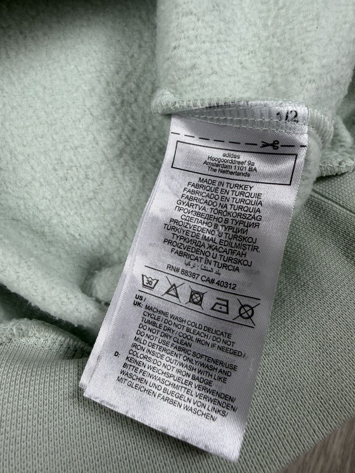 Adidas Adidas Trefoil Linear Crew Neck Sweatshirt Size S Size US S / EU 44-46 / 1 - 8 Thumbnail