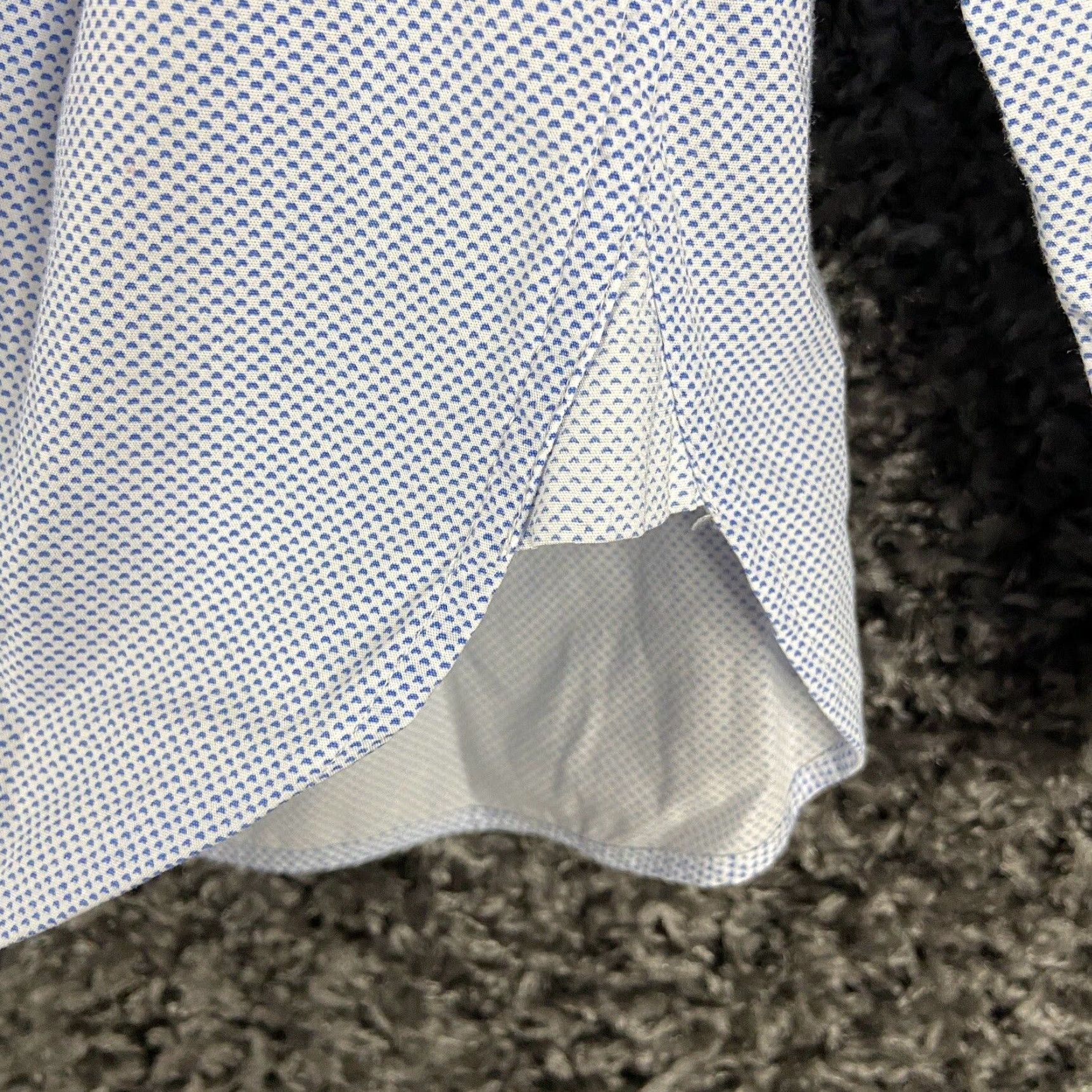 Ted Baker VINTAGE NOT APPLICABLE? Wait, Ted Baker Endurance Dress Shirt Button Up Long Sleeve Men 16.5 36/37 Blue Adult Medium? Size 42R - 2 Thumbnail