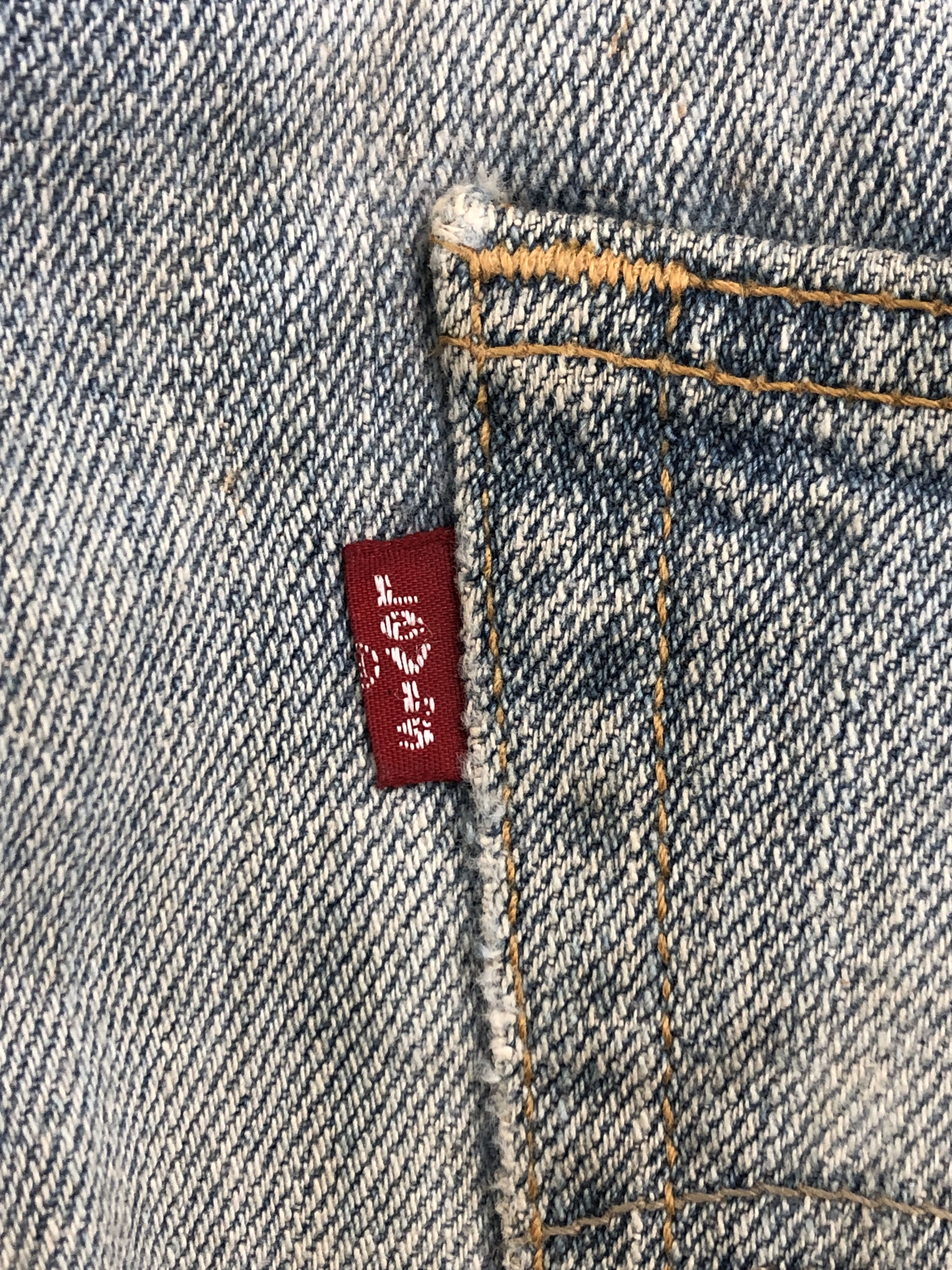 Levi's × Vintage Light Blue Washed Vintage Levis 501 Jeans Size US 32 / EU 48 - 6 Thumbnail