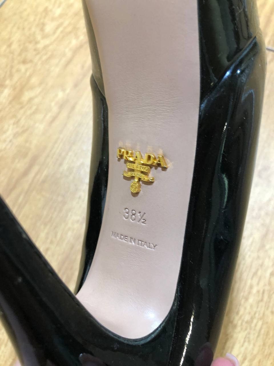 Prada Prada Leather Platform Pumps Pointed Toe Size US 8.5 / IT 38.5 - 5 Thumbnail
