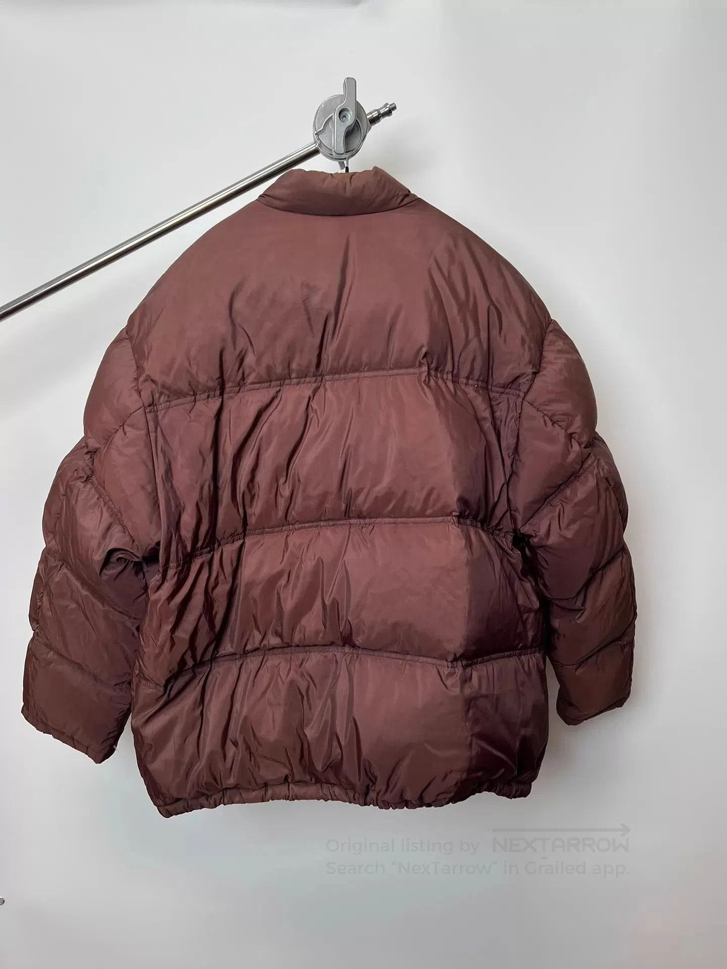 Issey Miyake Brown Puffer Jacket with Button Front and Pockets - M. Size US M / EU 48-50 / 2 - 4 Thumbnail