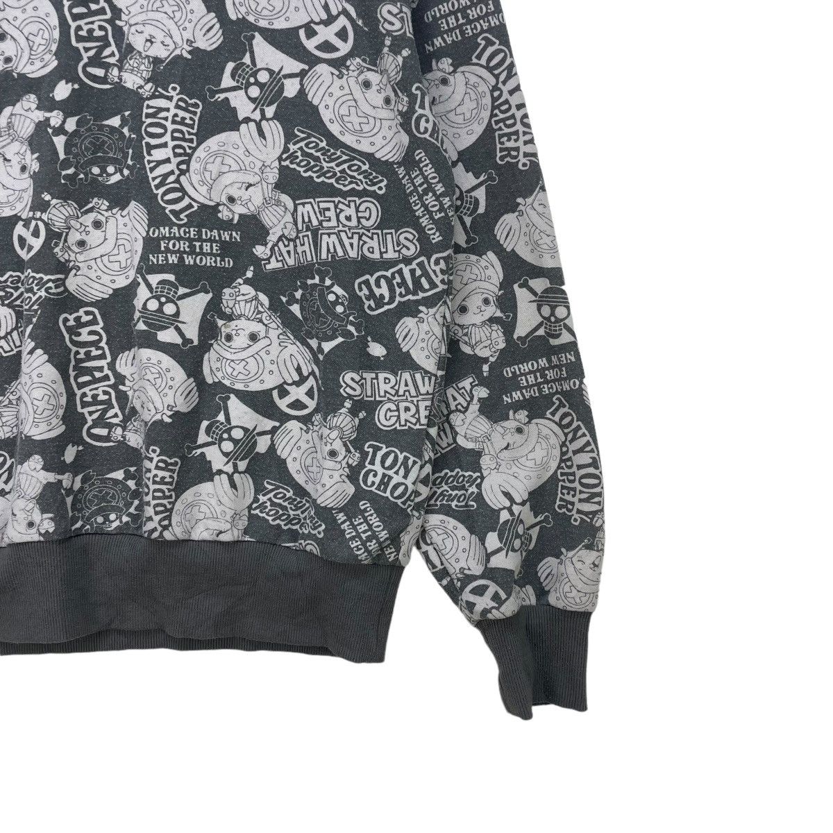 Anime × Cartoon Network Vintage Anime One Piece Full Print Sweatshirt Pullover Size US S / EU 44-46 / 1 - 5 Thumbnail