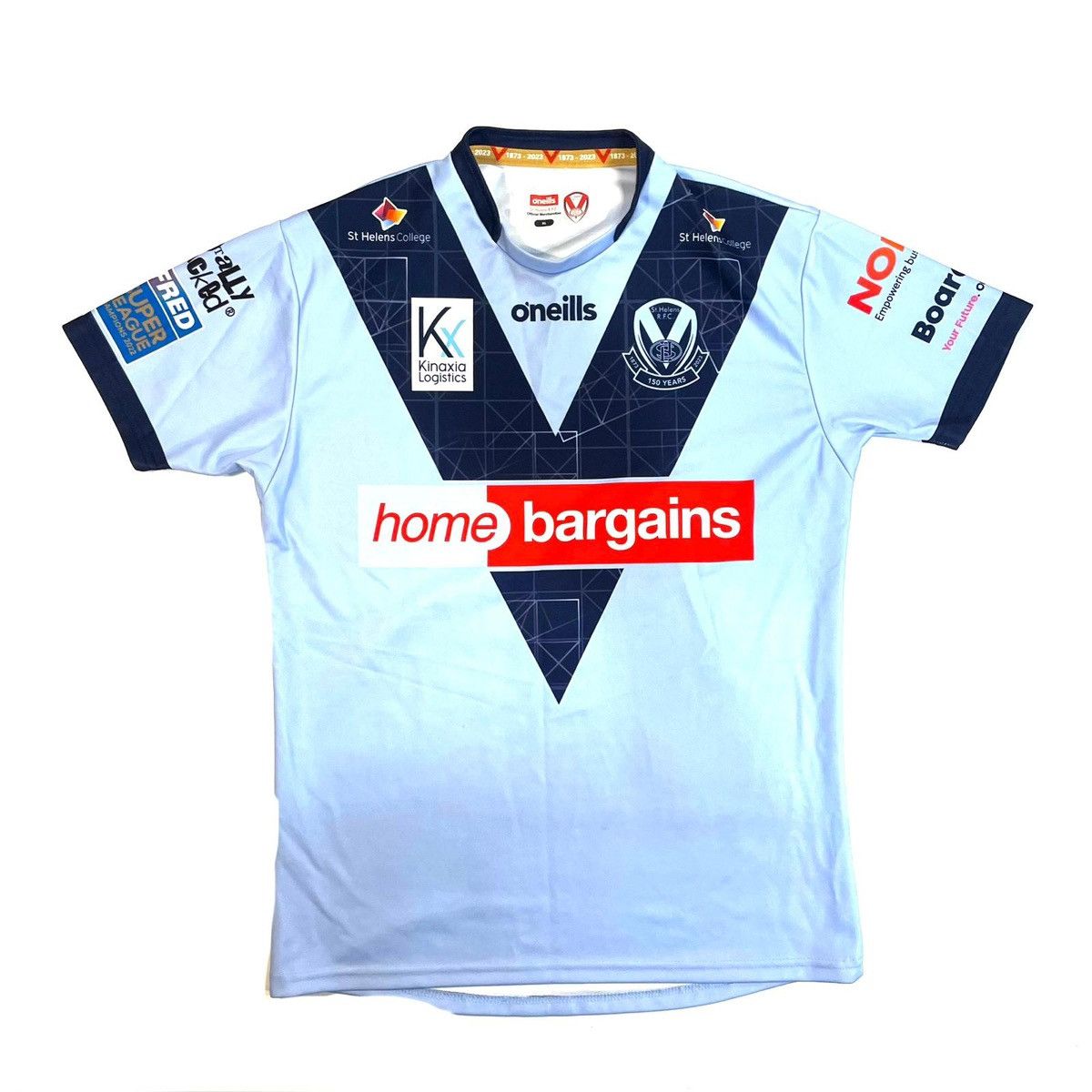 O’neills St Helens 2023 150 years anniversary shirt rugby