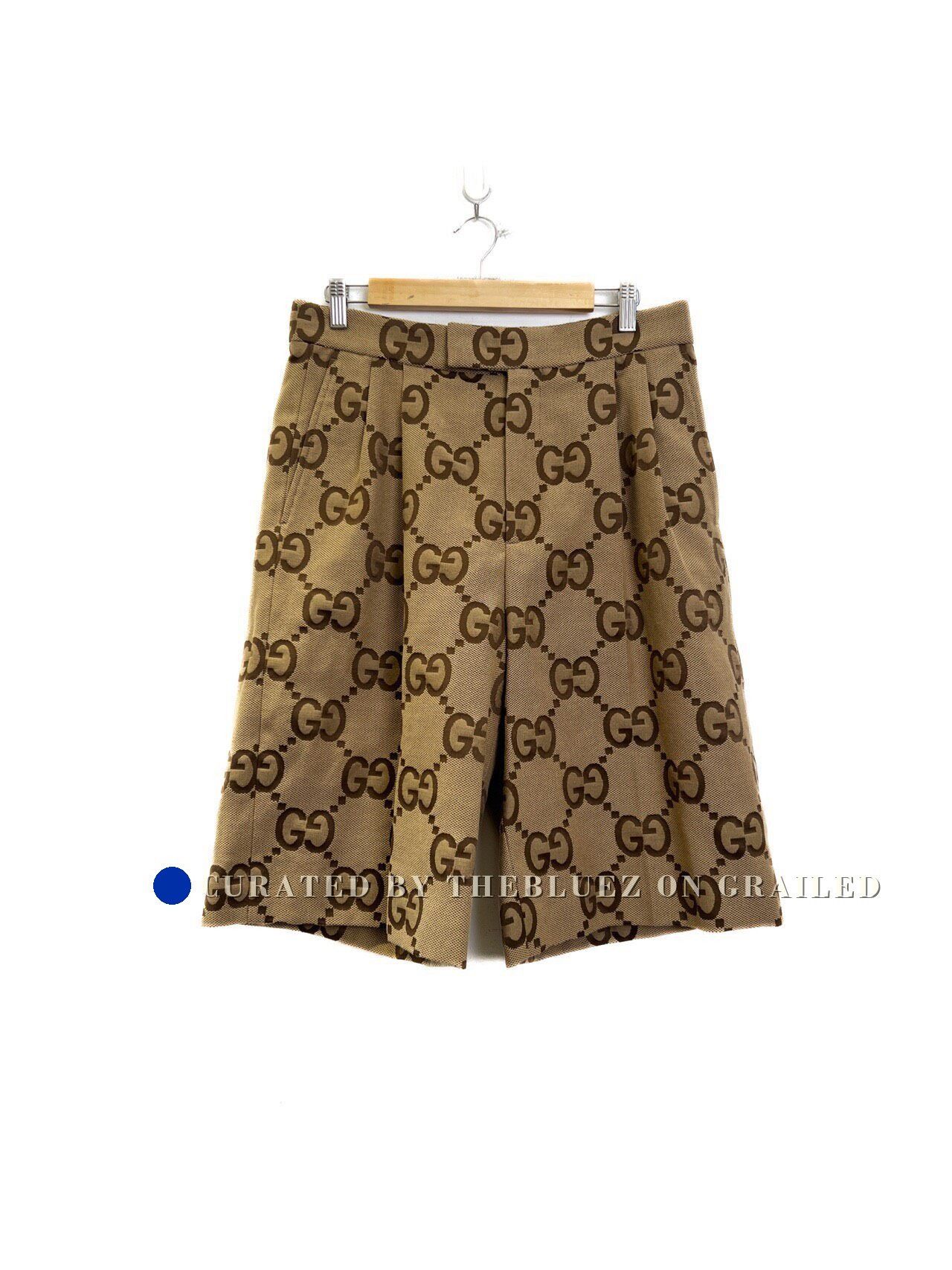 Gucci Gucci Double G All-over Print Shorts Size US 32 / EU 48 - 1 Thumbnail