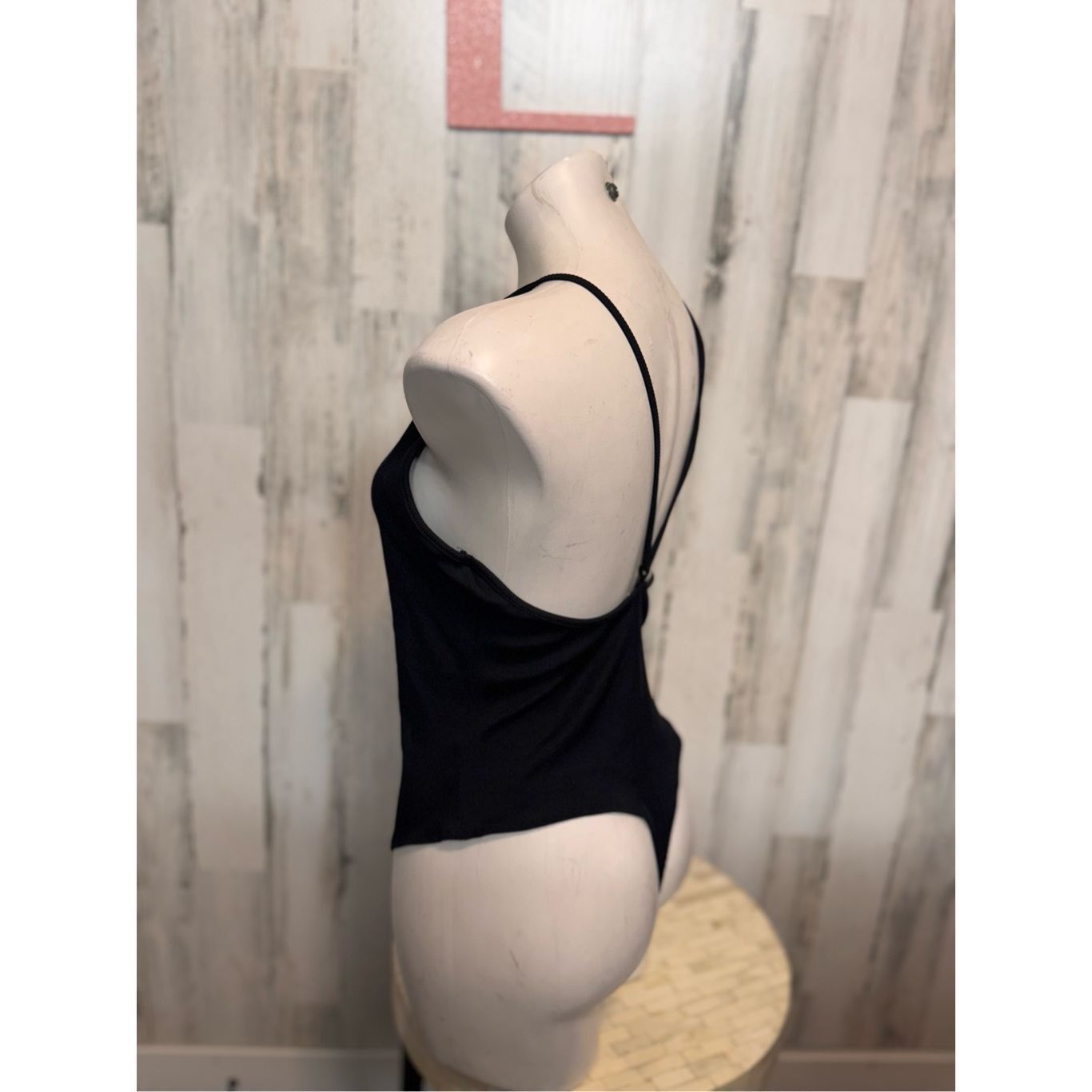 H&M H&M Black Ribbed Bodysuit XL Size XL / US 12-14 / IT 48-50 - 5 Thumbnail