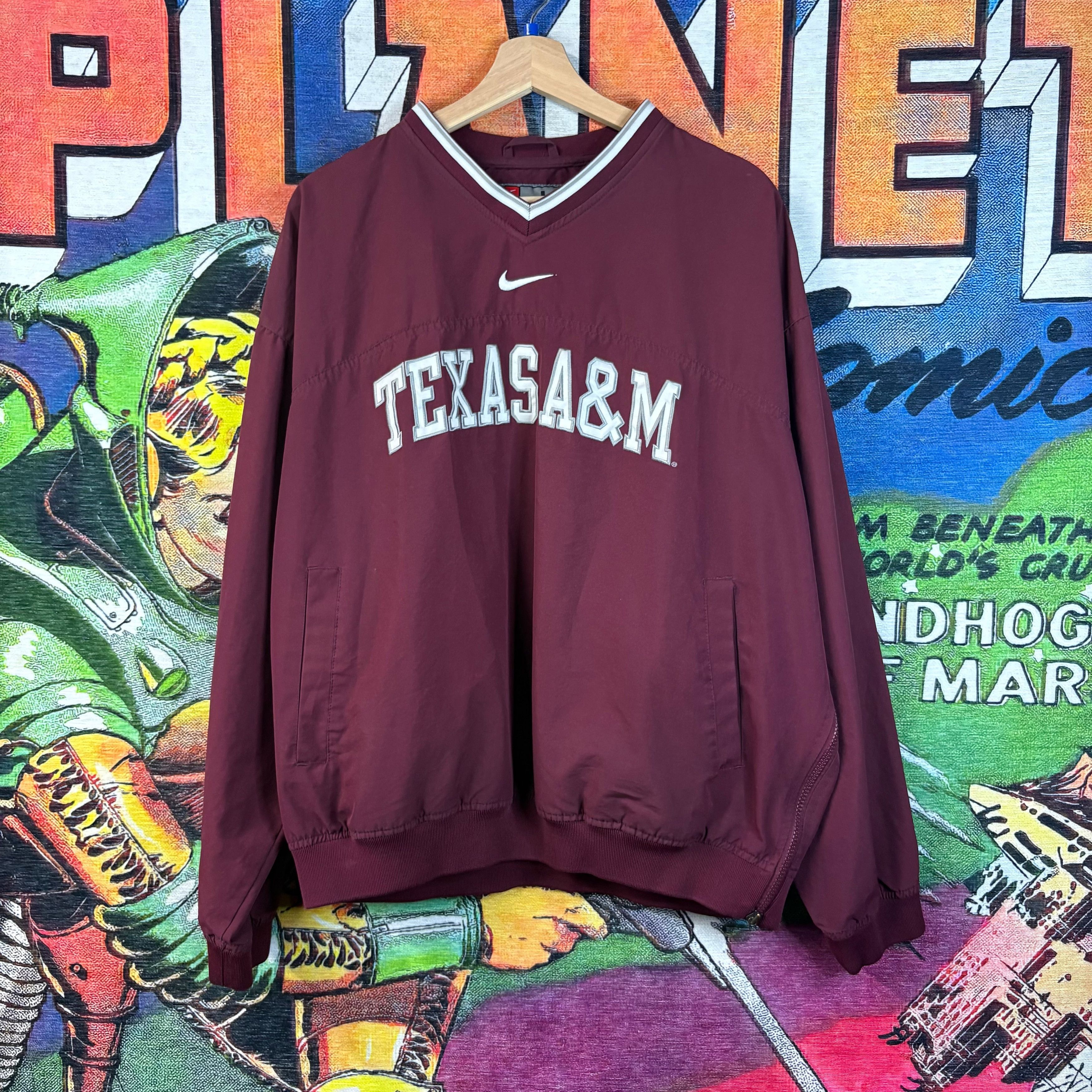 Vintage Y2K Nike Texas A&M Aggies Pullover Windbreaker Jacket Size L Size US L / EU 52-54 / 3 - 1 Thumbnail