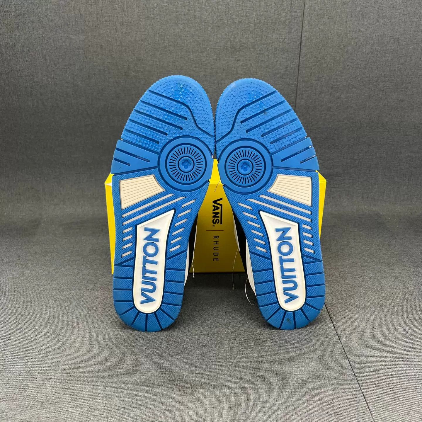 Louis Vuitton LV Trainer Fragment Black Blue 9.5 Size US 9.5 / EU 42-43 - 6 Thumbnail