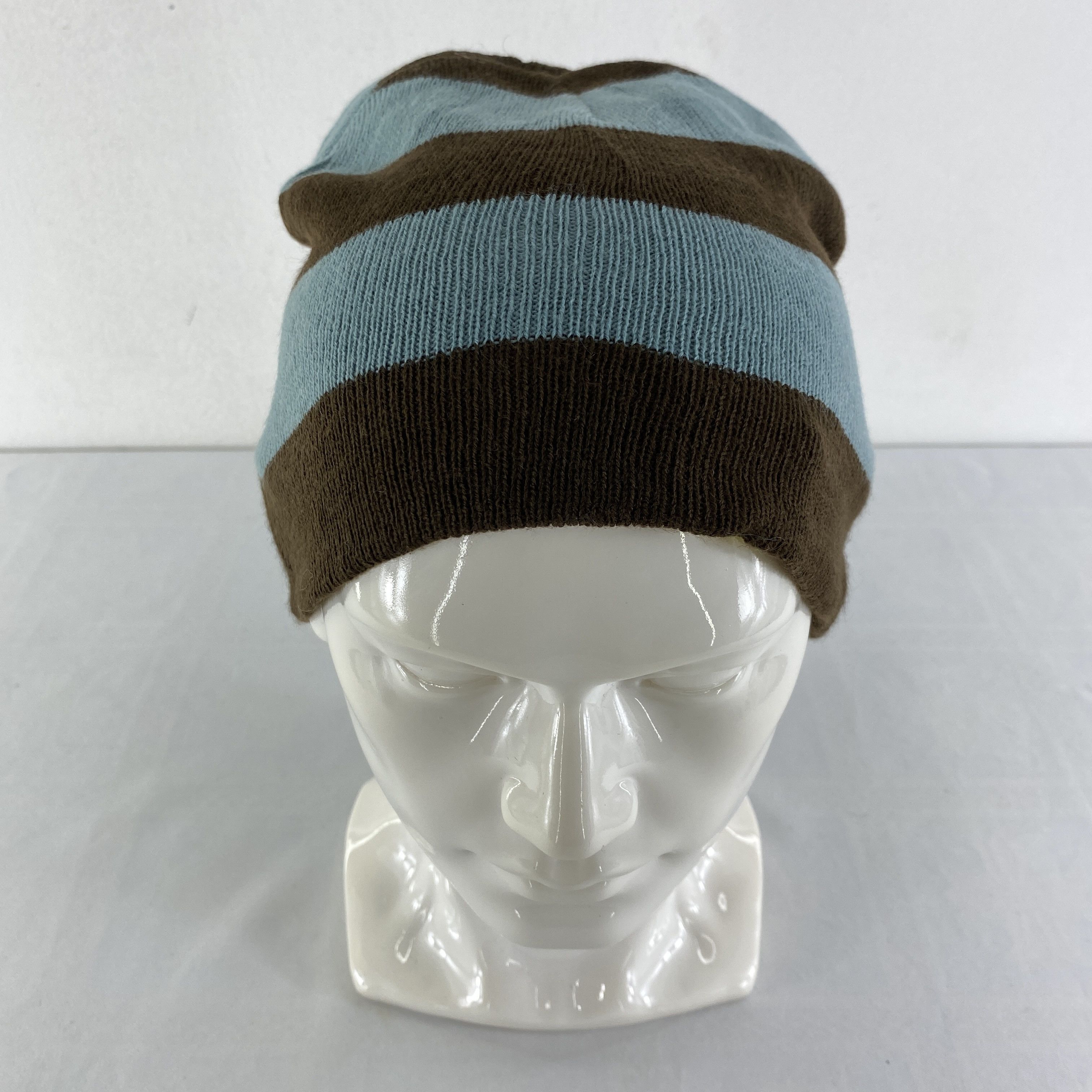 Japanese Brand Stripes Design Snow Cap Hat Beanie -BN518 Size ONE SIZE - 2 Thumbnail