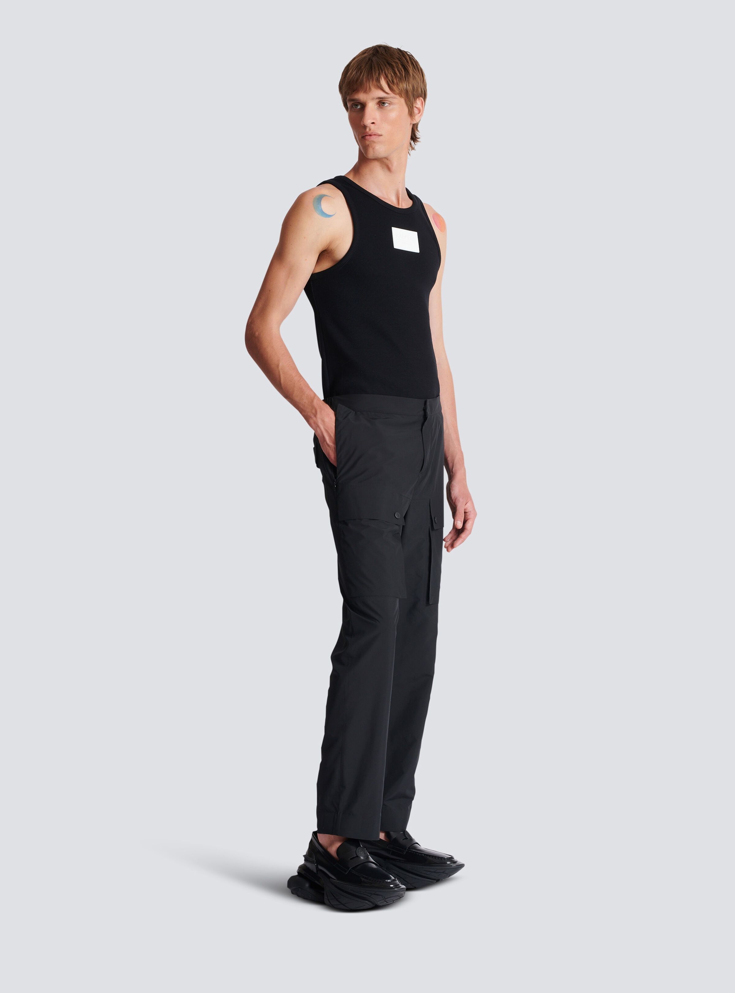 Balmain o1y0426 Cargo Pant in Black Size US 32 / EU 48 - 3 Thumbnail
