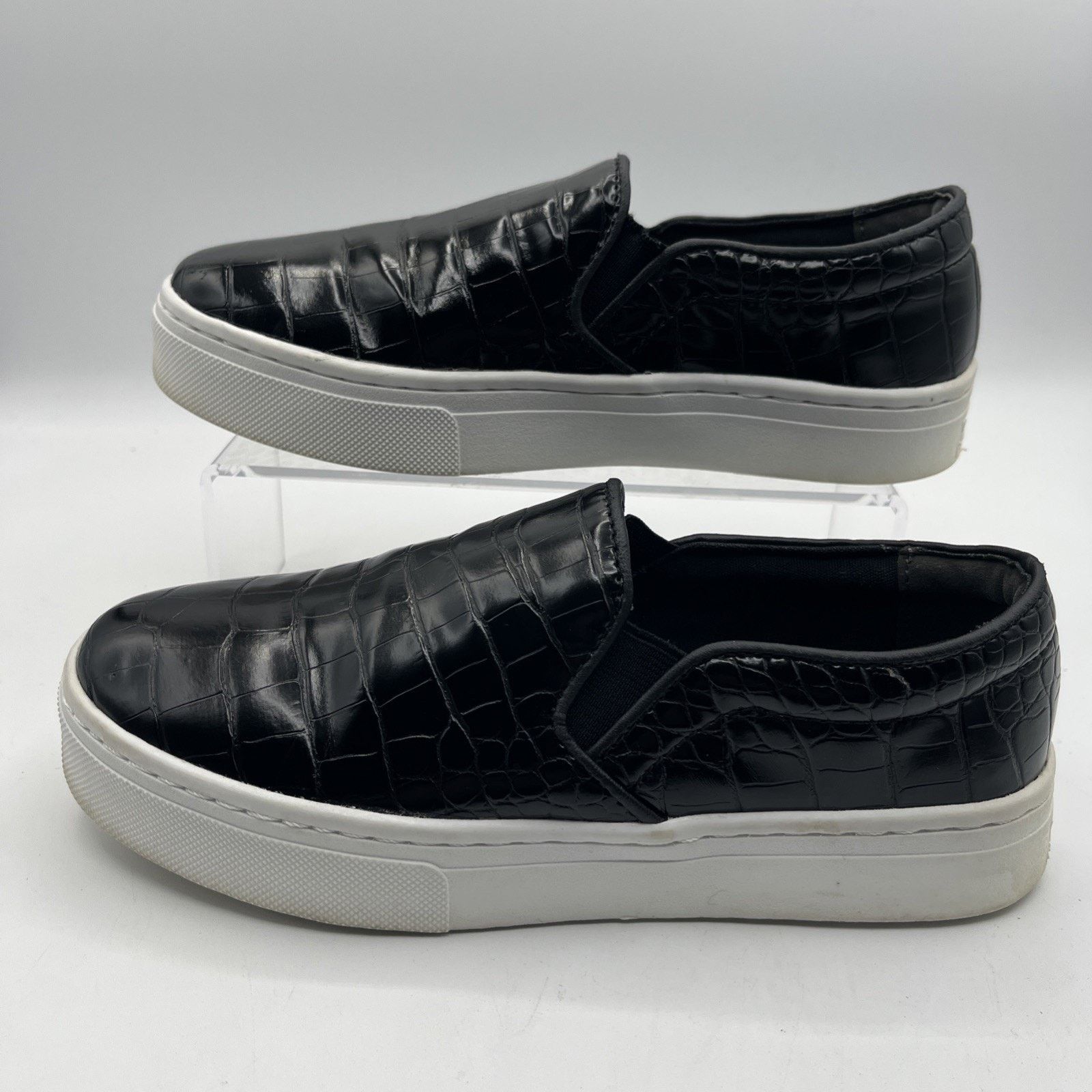 Sam Edelman Sam Edelman Sneakers Women's Size 6M Black Faux Leather Size US 6 / IT 36 - 3 Thumbnail