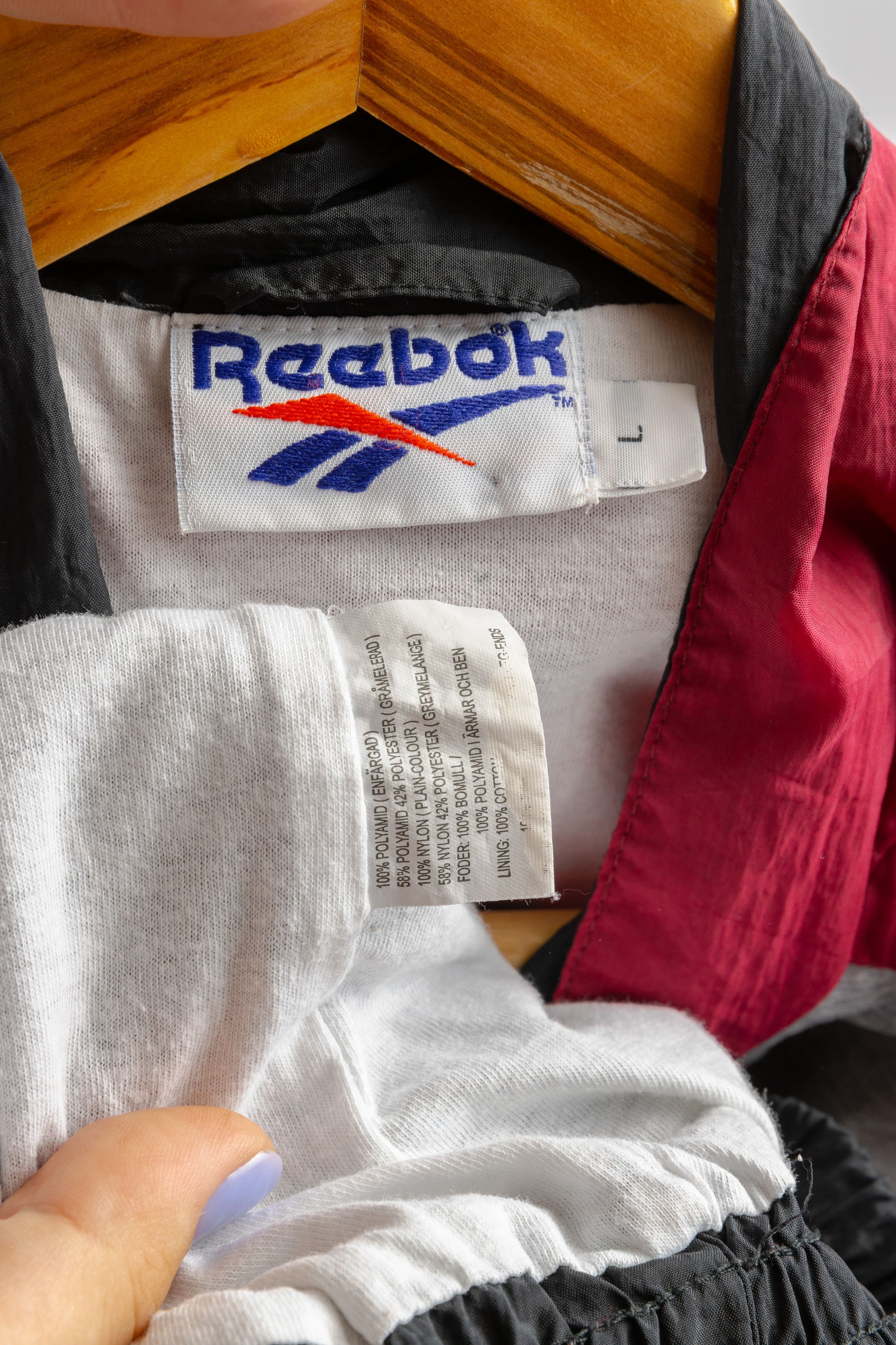 Reebok Reebok Jacket red green authentic jacket 8735 Size US L / EU 52-54 / 3 - 9 Thumbnail