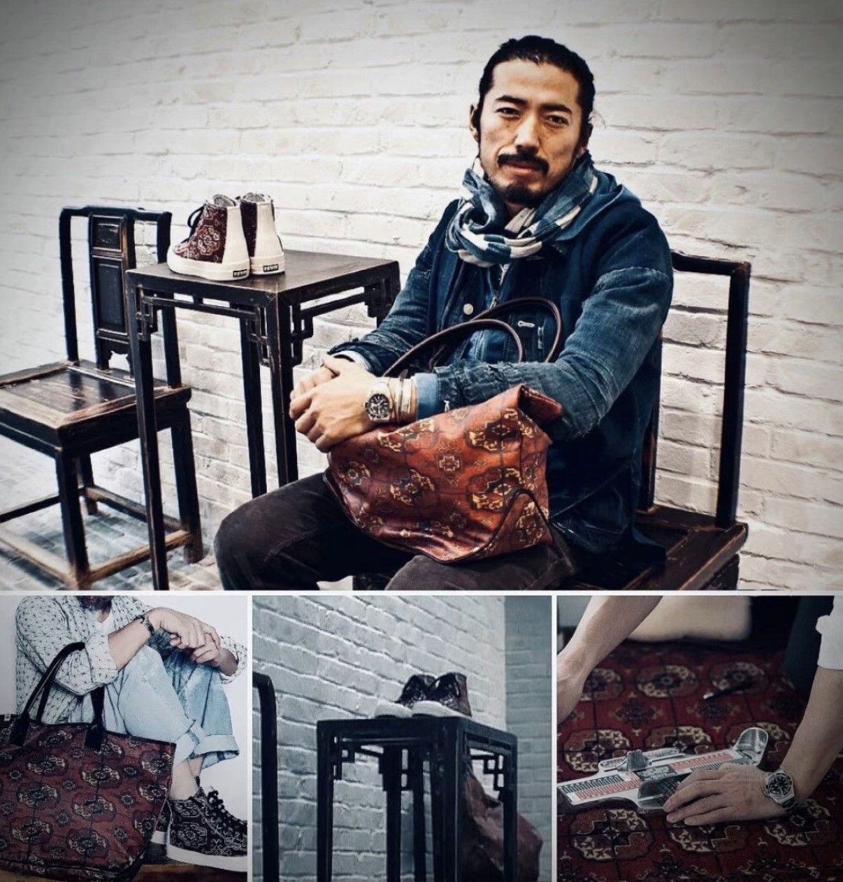Visvim visvim 11SS Limited ethnic-inspired Indian blanket tote Size ONE SIZE - 3 Thumbnail