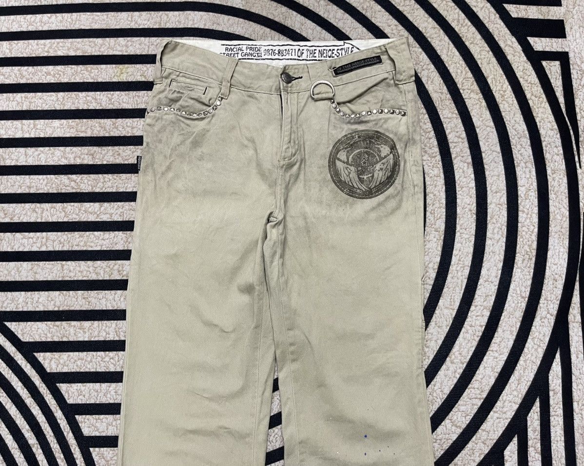 If Six Was Nine 2000s OF THE NEIGE STYLE LGB STYLE STUDDED PANT Size US 31 - 6 Thumbnail