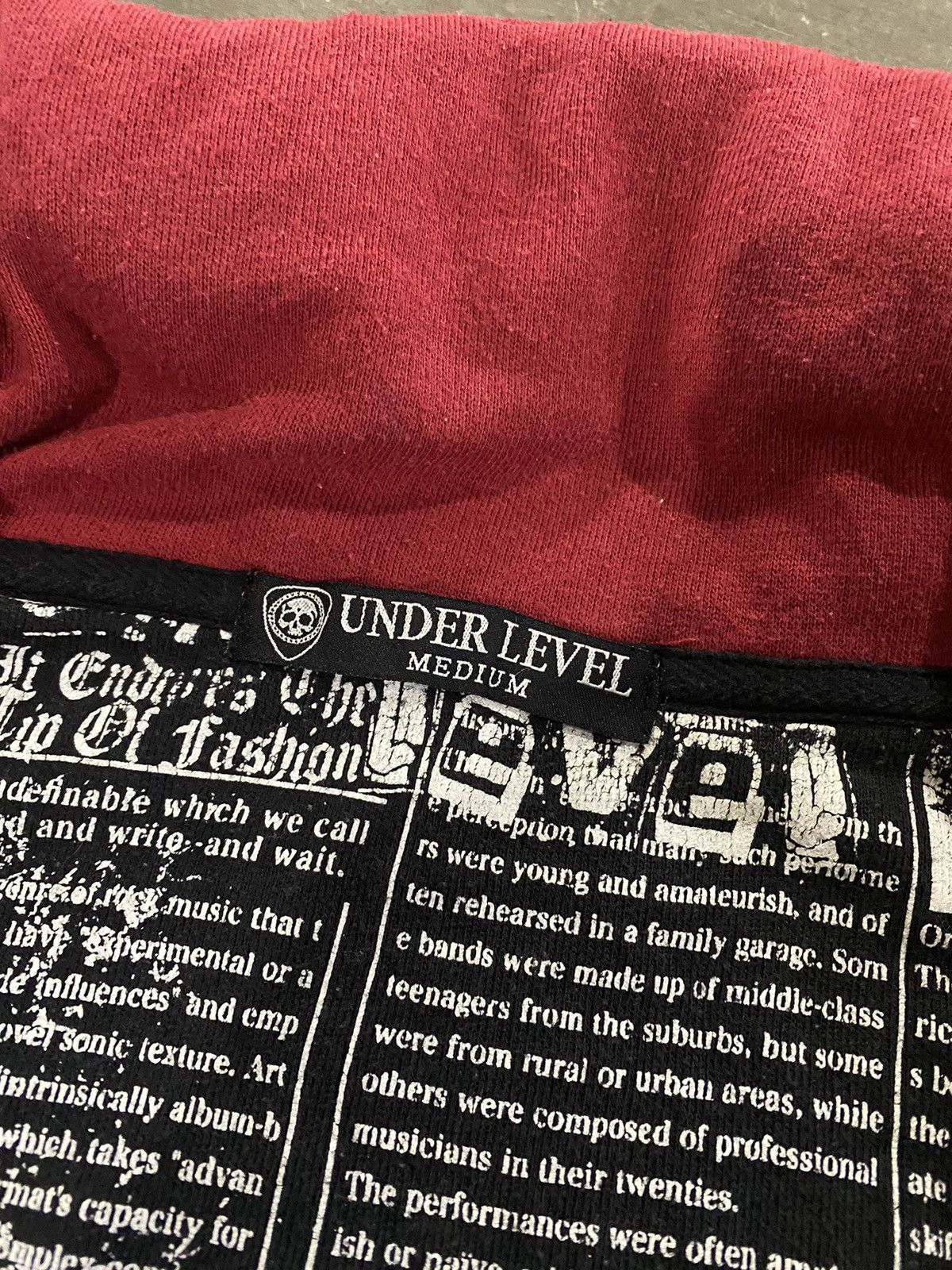 Hysteric Glamour Y2k Under Level skull punk bono hoodie Size US M / EU 48-50 / 2 - 7 Thumbnail