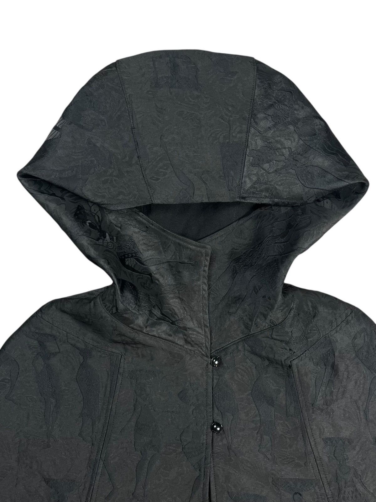 14th Addiction 2000s In The Attic - Jacquard Cloak/Poncho Jacket Size US M / EU 48-50 / 2 - 7 Thumbnail