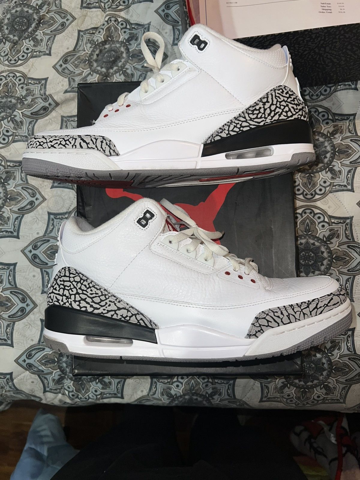 Jordan Brand Jordan 3 Retro ’88 “White Cement” (2013) – Size 13 Size US 13 / EU 46 - 5 Thumbnail