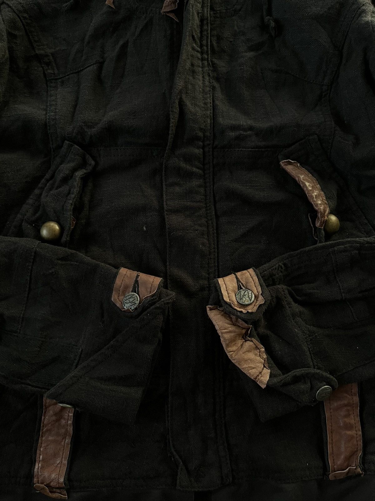 14th Addiction JAPANESE BRAND BONO LEATHER GOTHIC PUNK BONDAGE GOA STYLE Size US S / EU 44-46 / 1 - 6 Thumbnail