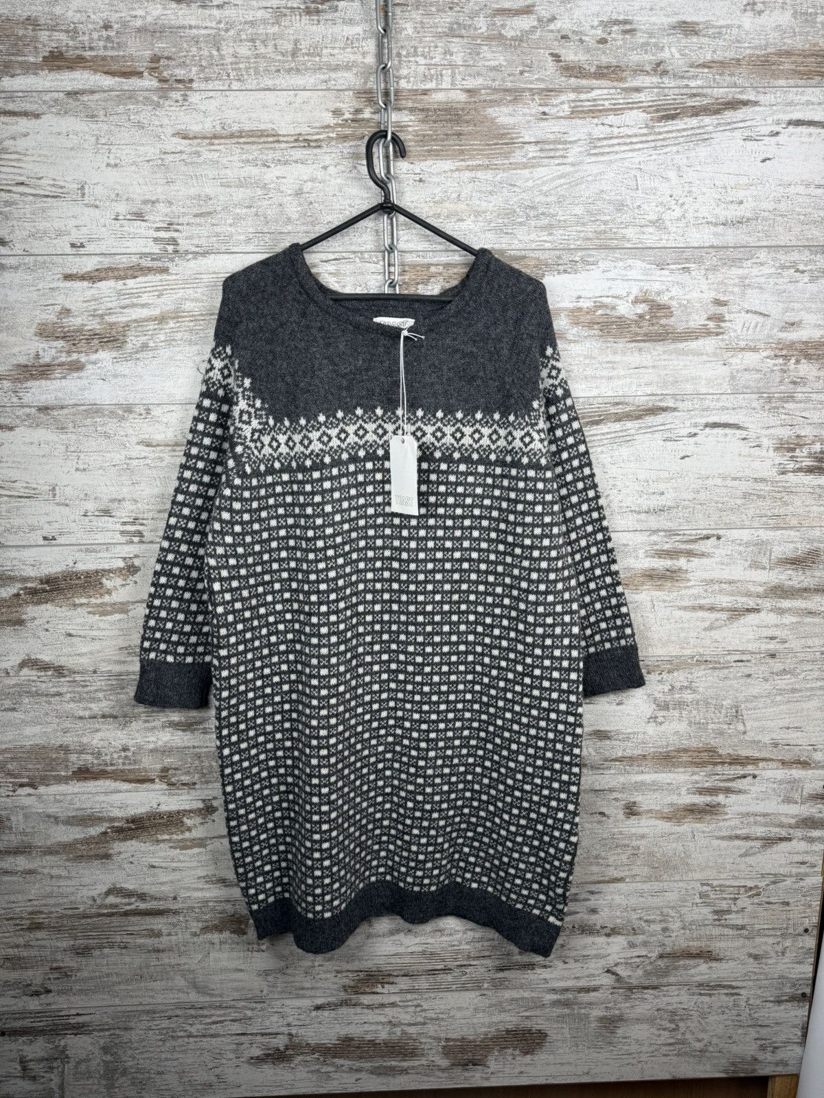 Desigual Toast New Wool Dress Sweater Knitwear Women's Size 16 Size XXL / US 16-18 / IT 52-54 - 1 Thumbnail