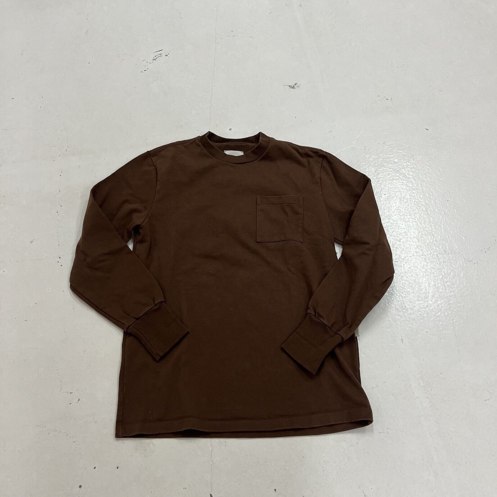 XS - Aime Leon Dore Brown Long Sleeve Pocket Tee Worn Once