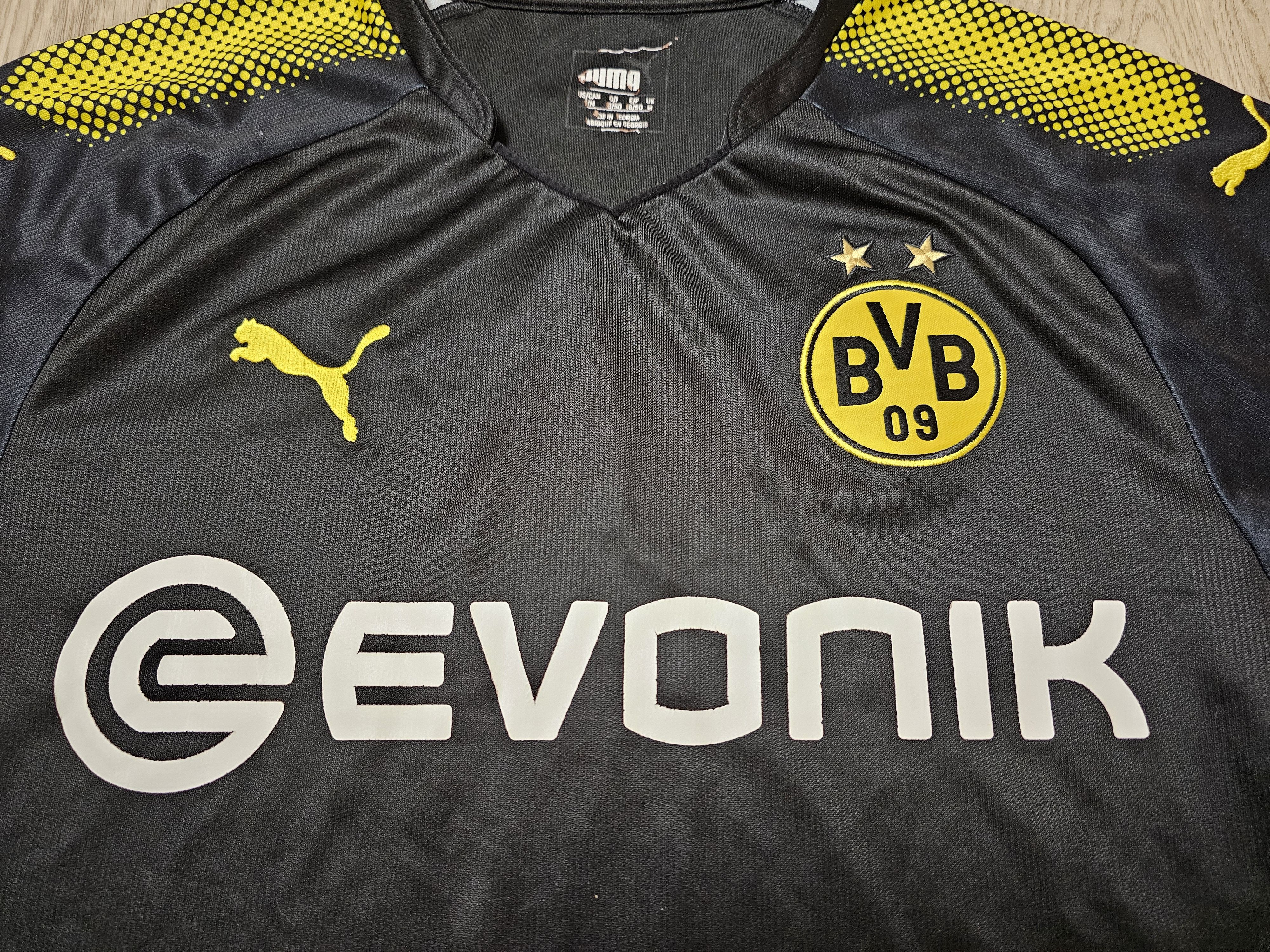 Puma BORUSSIA DORTMUND 2017 2018 AWAY FOOTBALL SOCCER JERSEY Size US M / EU 48-50 / 2 - 3 Thumbnail