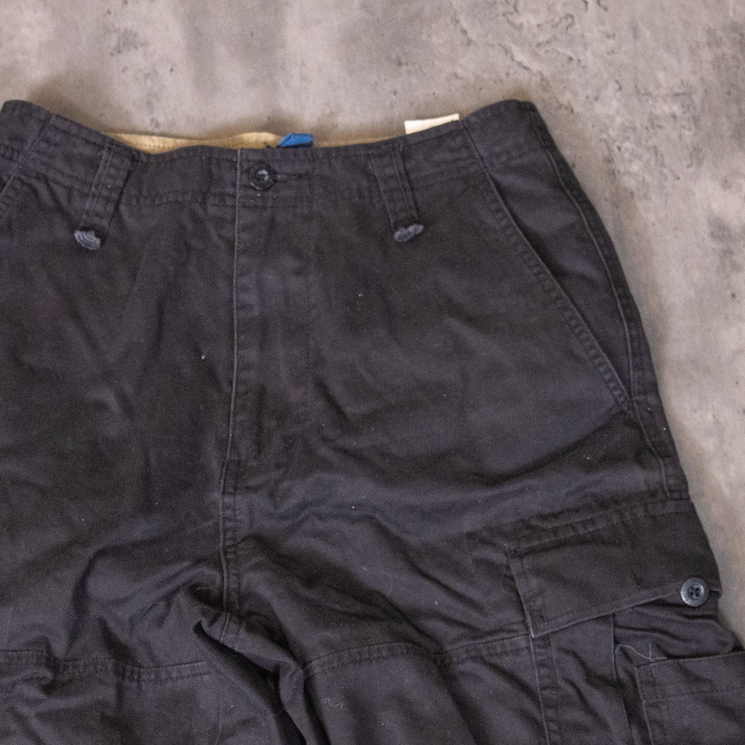 Japanese Brand × Vintage Y2K 2000's Bali* Bondage Baggy Tactical Black Cargo Pant's Size US 26 / EU 42 - 6 Thumbnail