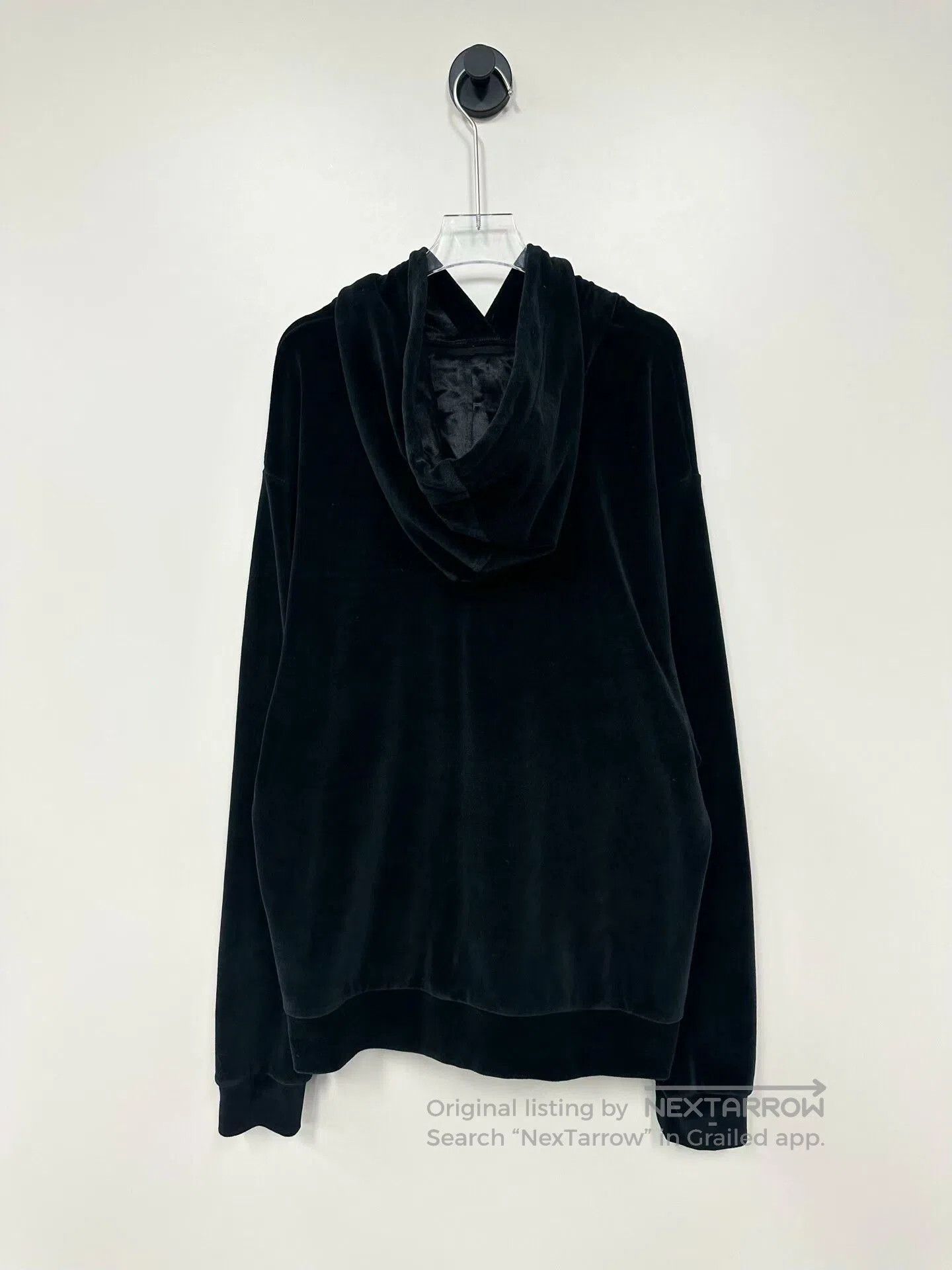 Gucci Gucci Black Velvet Embroidered Hoodie Sweatshirt. Size US S / EU 44-46 / 1 - 2 Thumbnail
