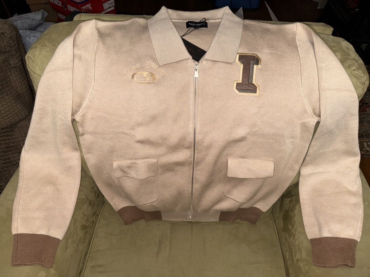 Other INVNCBL “humble in victory” Collegiate Knit Zip-up Sweater L Size US L / EU 52-54 / 3 - 1 Thumbnail