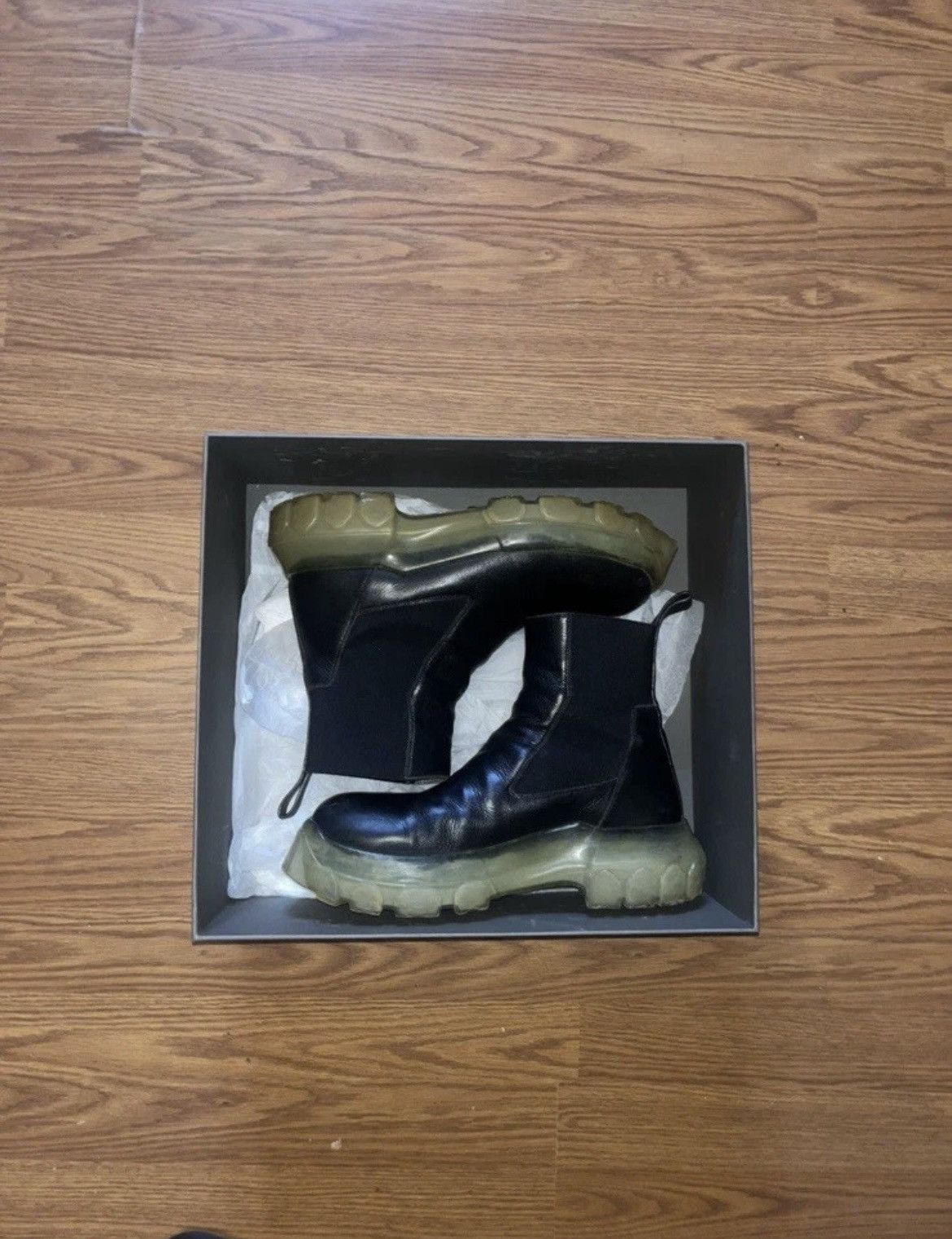 Rick Owens Rick Owens bozo boots size 8 fits like size 9 Size US 8 / EU 41 - 1 Thumbnail