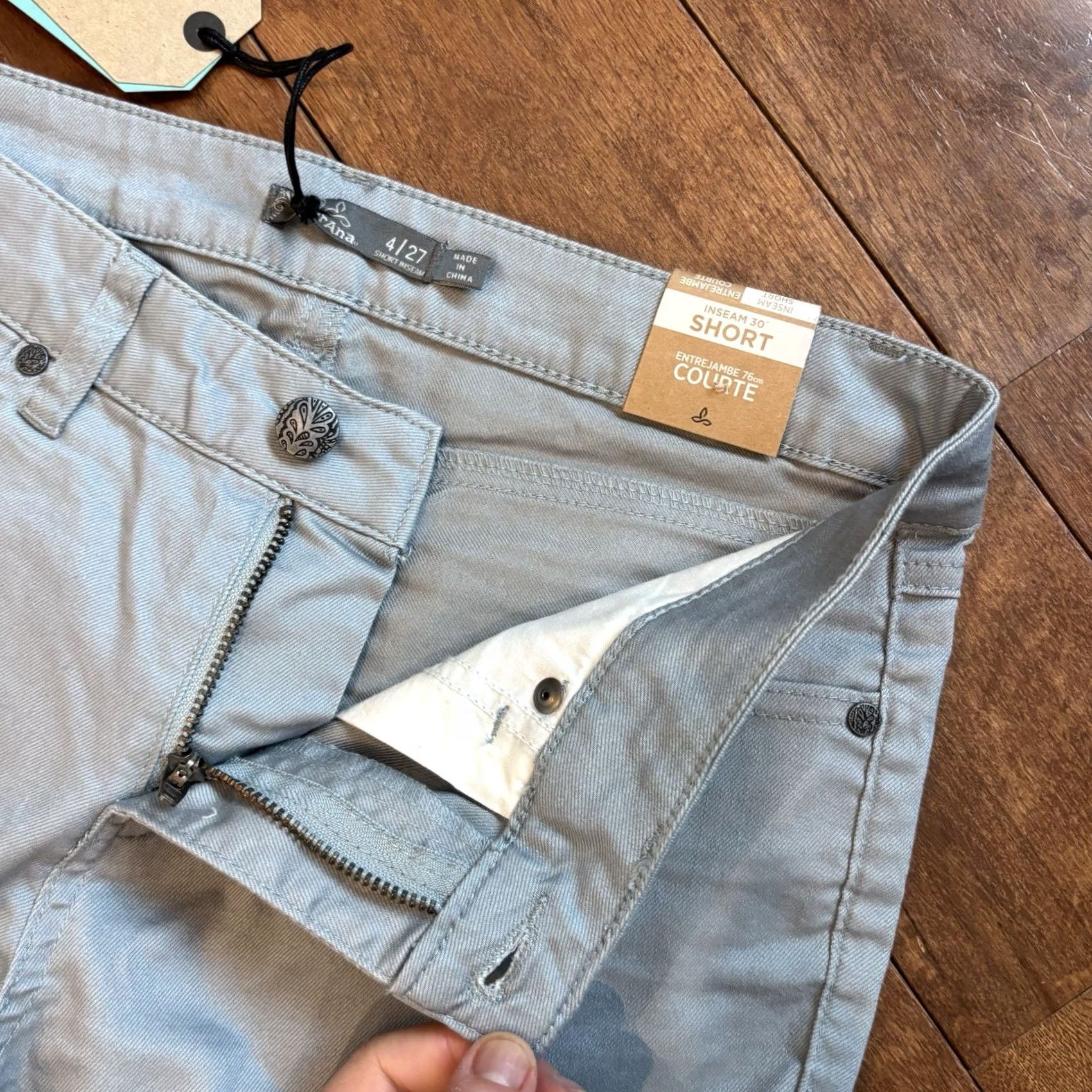 Prana Womens Prana Kayla Jeans Agave Blue sz 4/27 30" Size 27" / US 4 / IT 40 - 6 Thumbnail