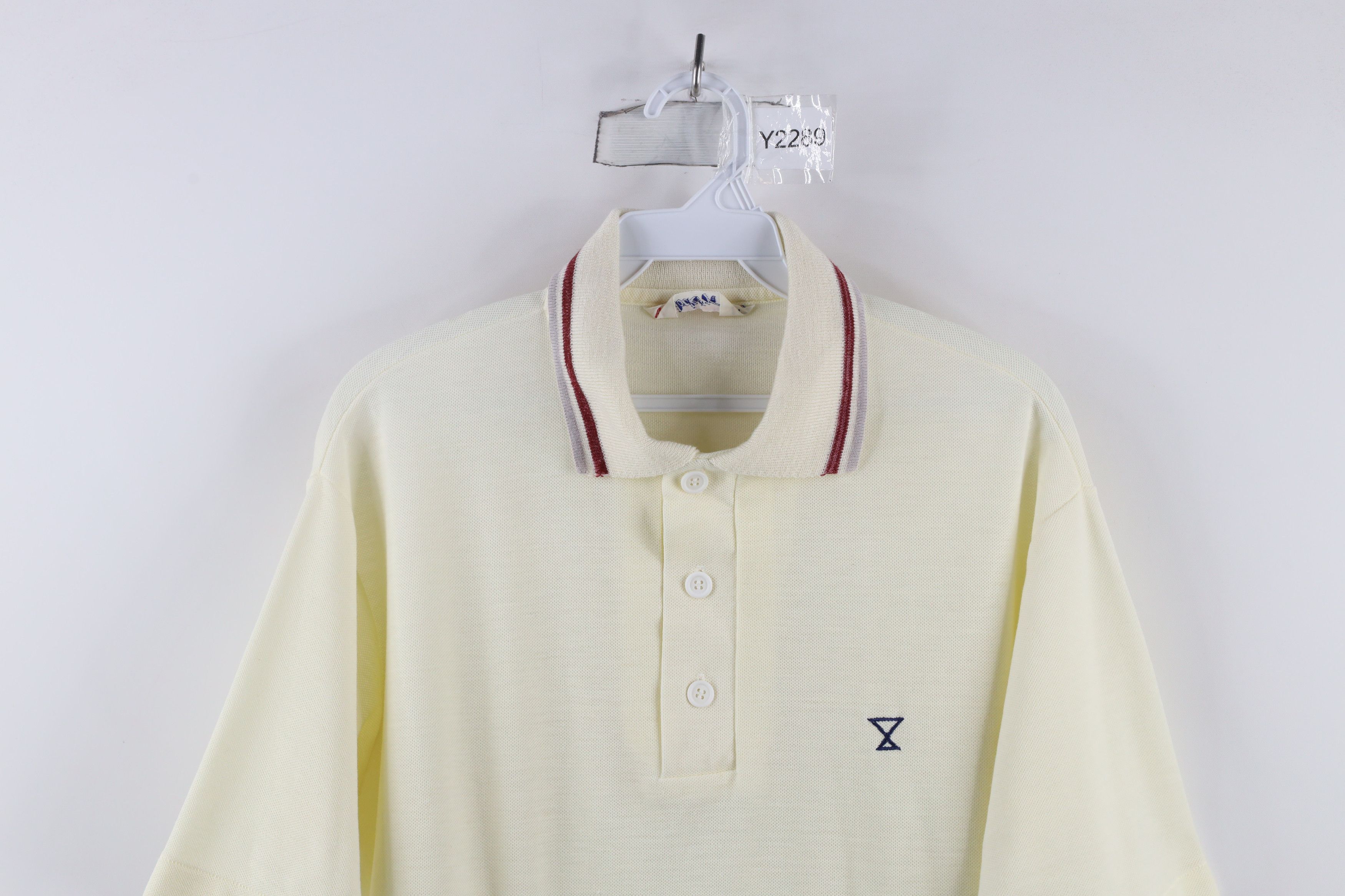 Vintage Vintage 60s 70s Streetwear Collared Tennis Polo USA Size US L / EU 52-54 / 3 - 2 Thumbnail