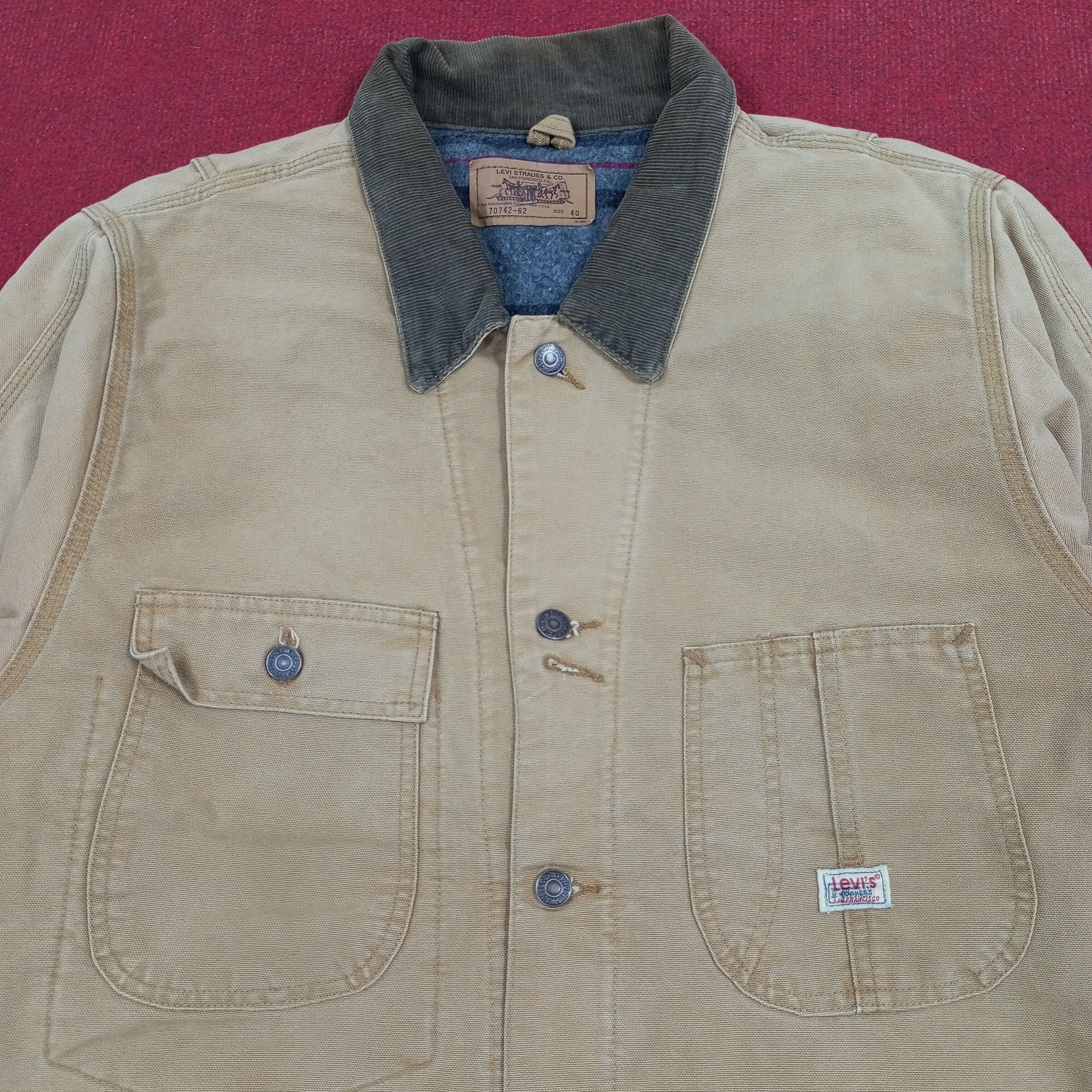 Levi's × Vintage Levis American Winter Fashion Style Jacket Size US XL / EU 56 / 4 - 2 Thumbnail