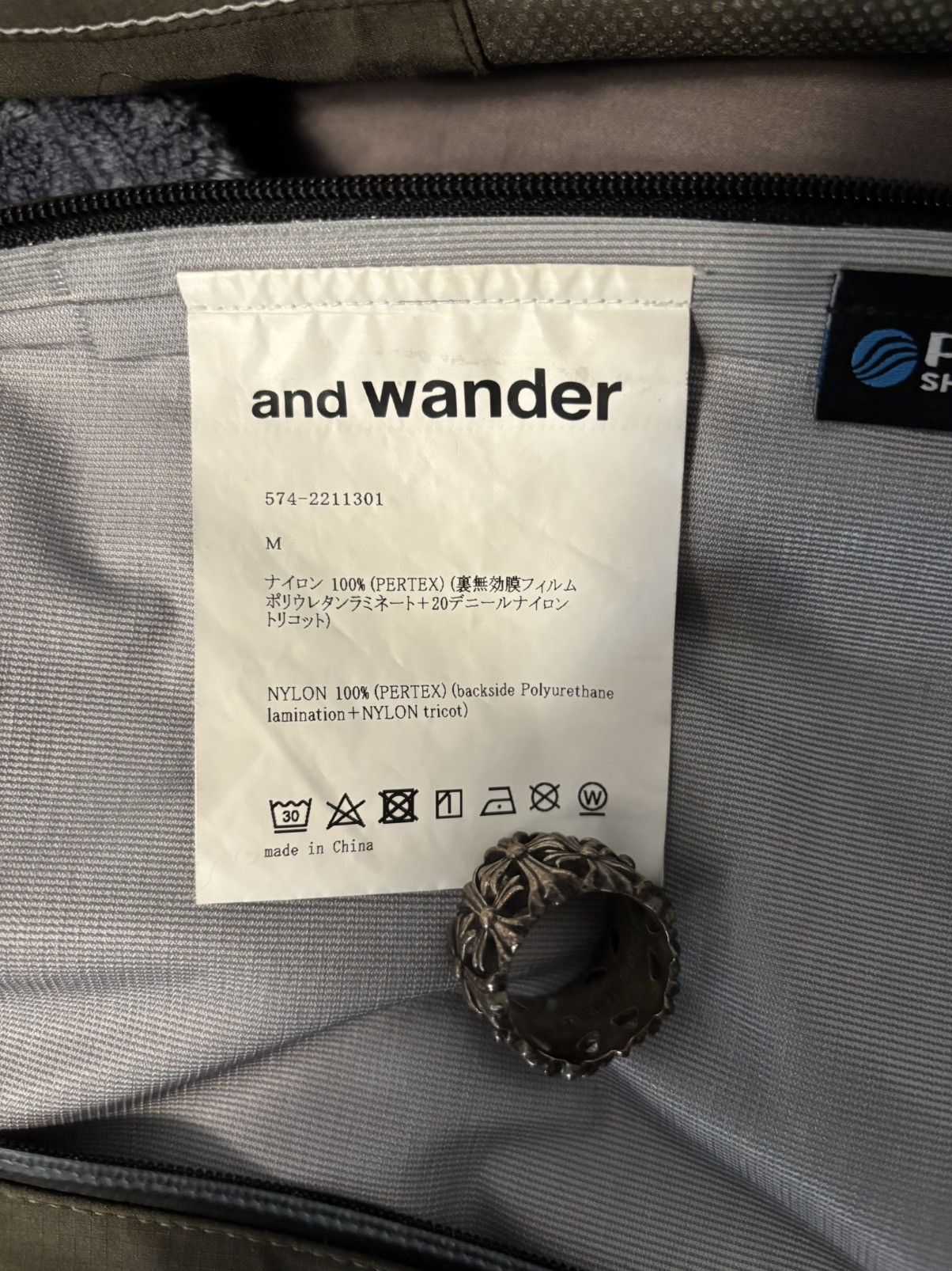 And Wander And Wander Pertex Shield Rain Jacket Size US M / EU 48-50 / 2 - 5 Thumbnail