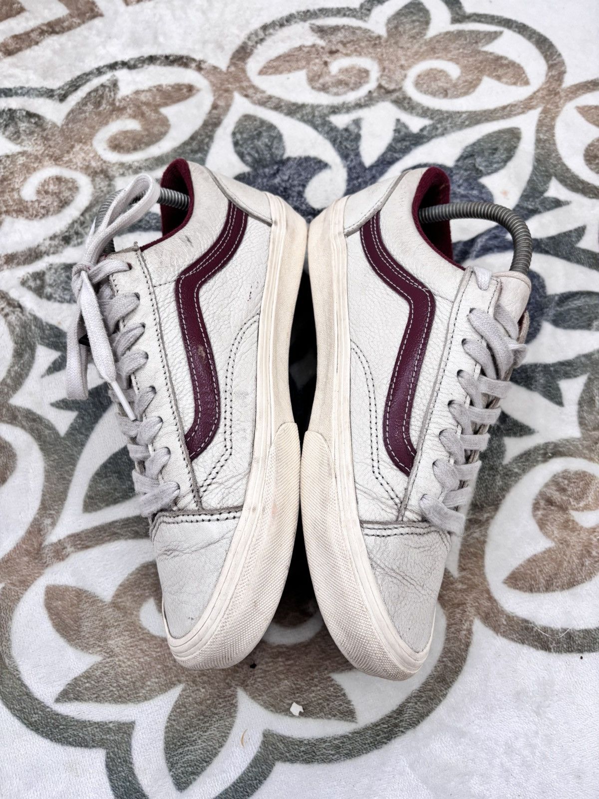 Vans Vans Oldskool Leather White 40Eur Size US 7.5 / EU 40-41 - 3 Thumbnail